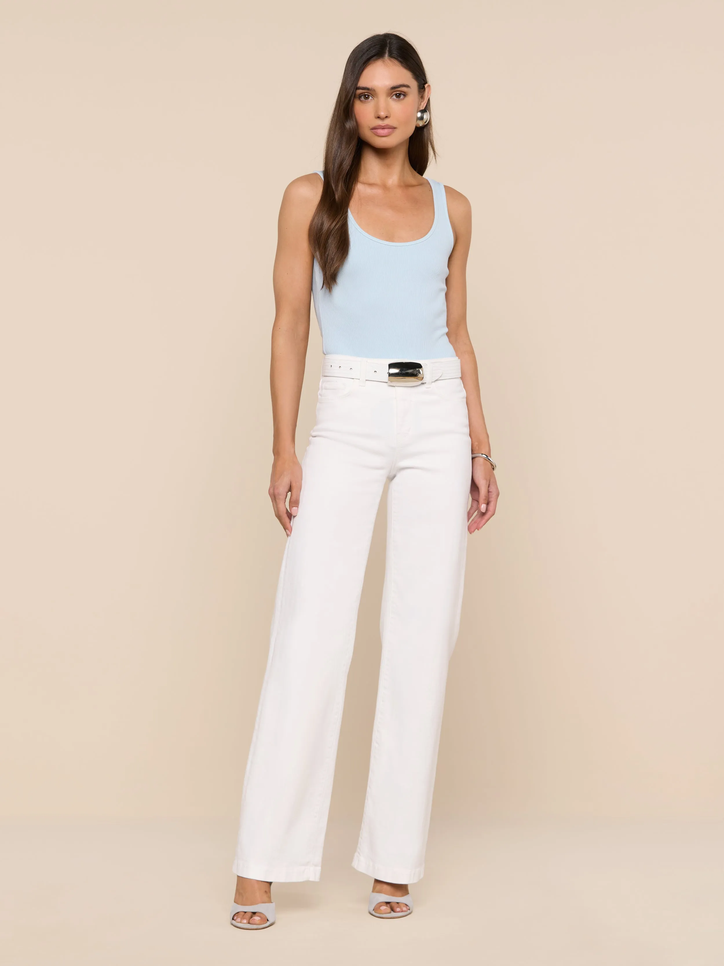 Nica Scoopneck Bodysuit sold by L'AGENCE product image thumbnail 4