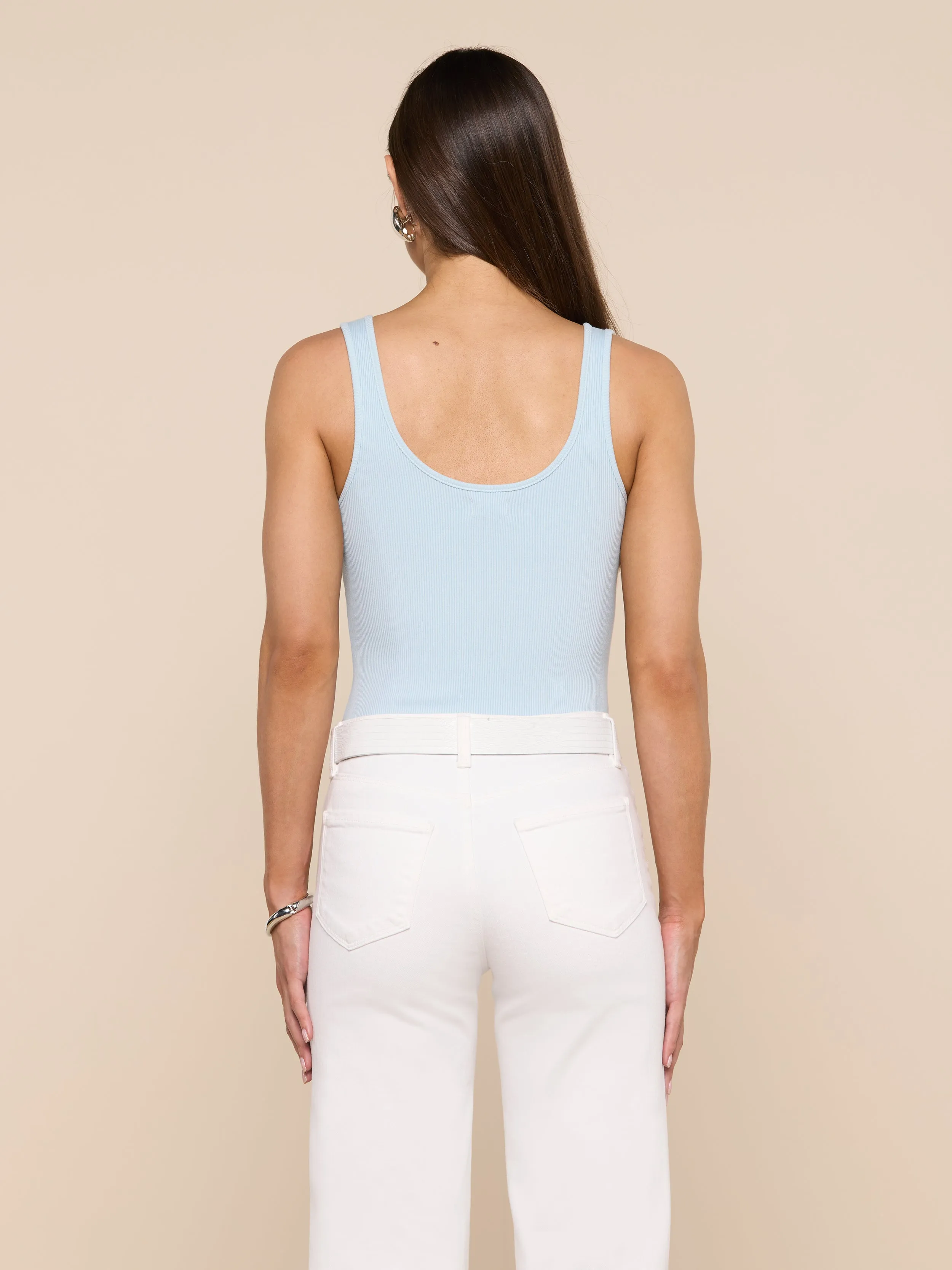 Nica Scoopneck Bodysuit sold by L'AGENCE product image thumbnail 5