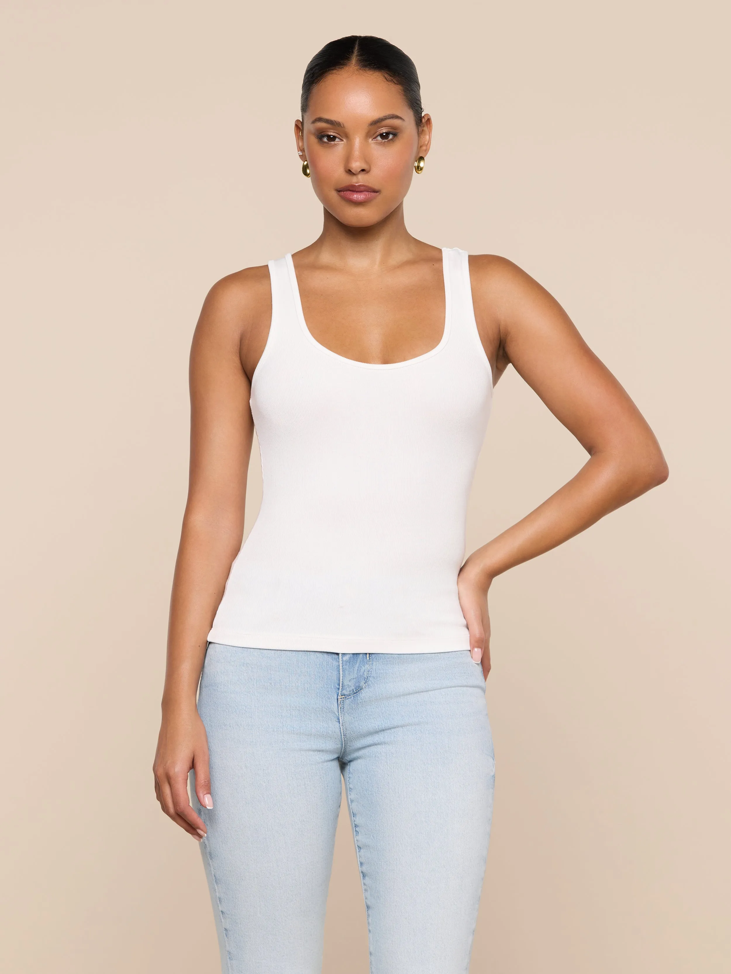 Cole Scoopneck Tank sold by L'AGENCE product image thumbnail 2