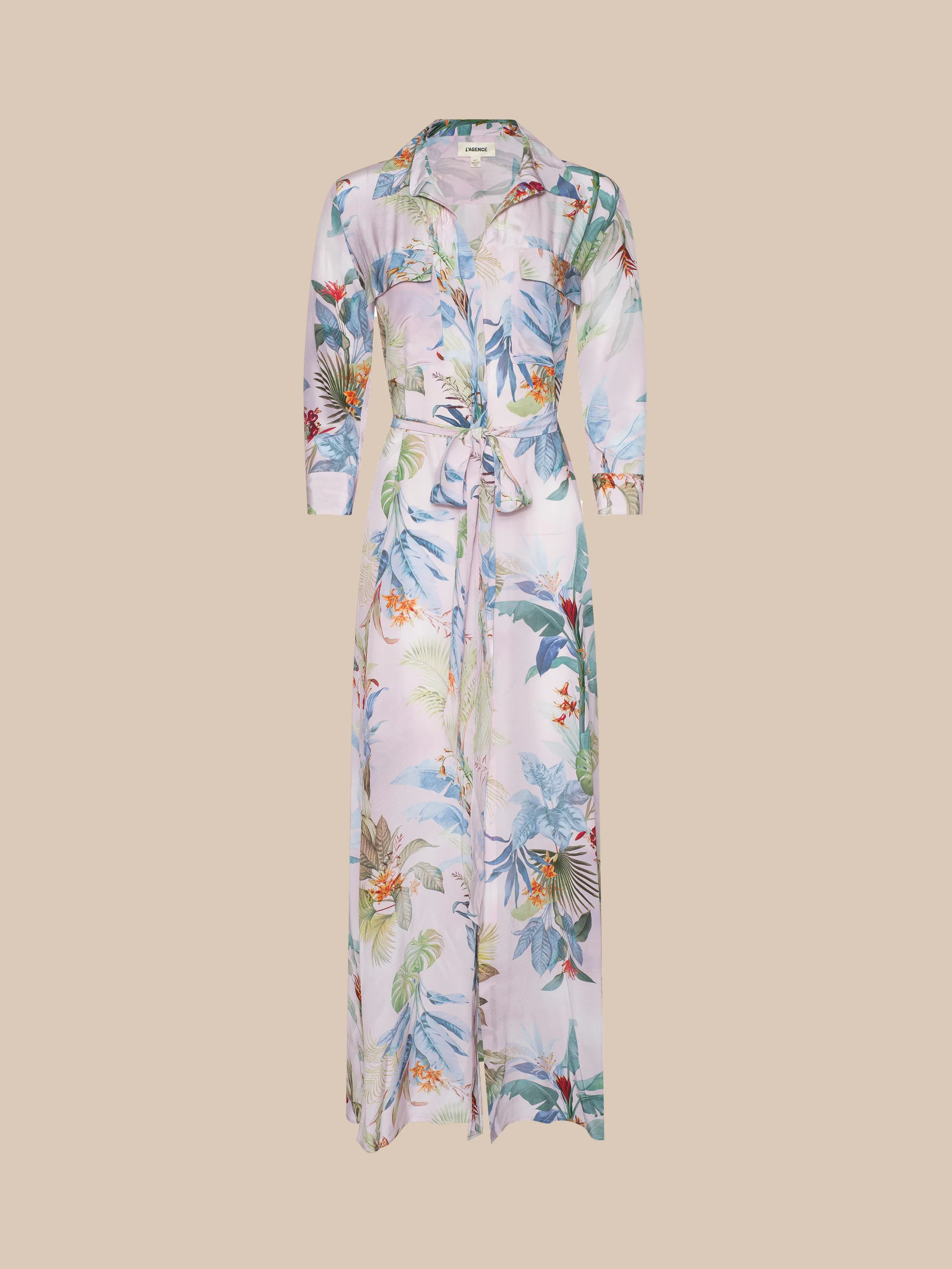 Cameron Silk Shirt Dress sold by L'AGENCE product image thumbnail 5