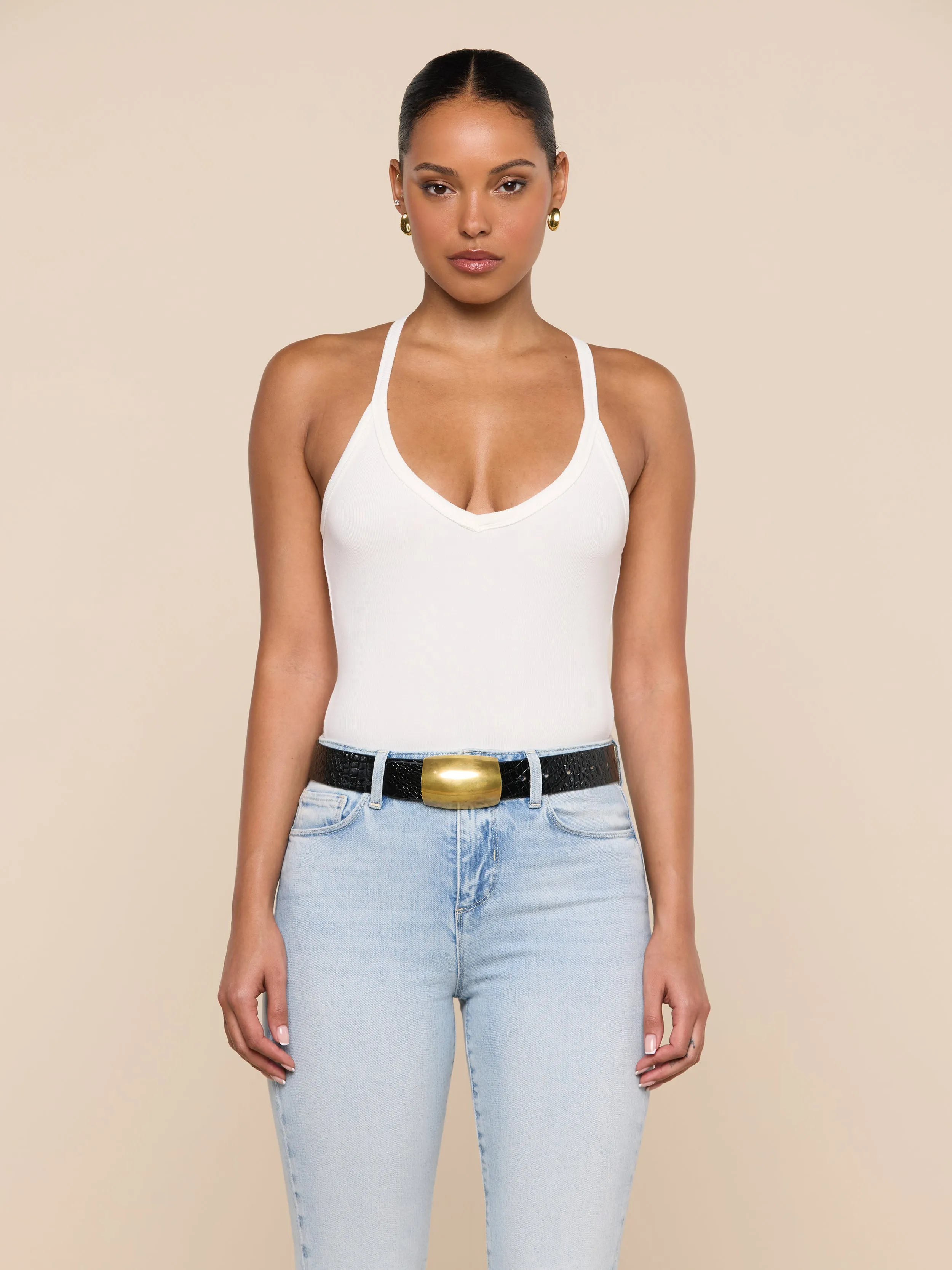 Wrenna Racerback Bodysuit sold by L'AGENCE