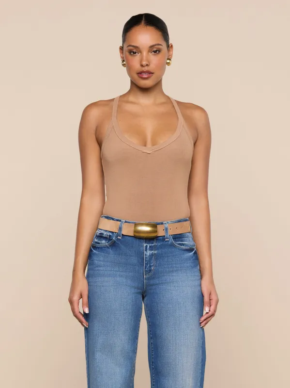 Wrenna Racerback Bodysuit made by L'AGENCE