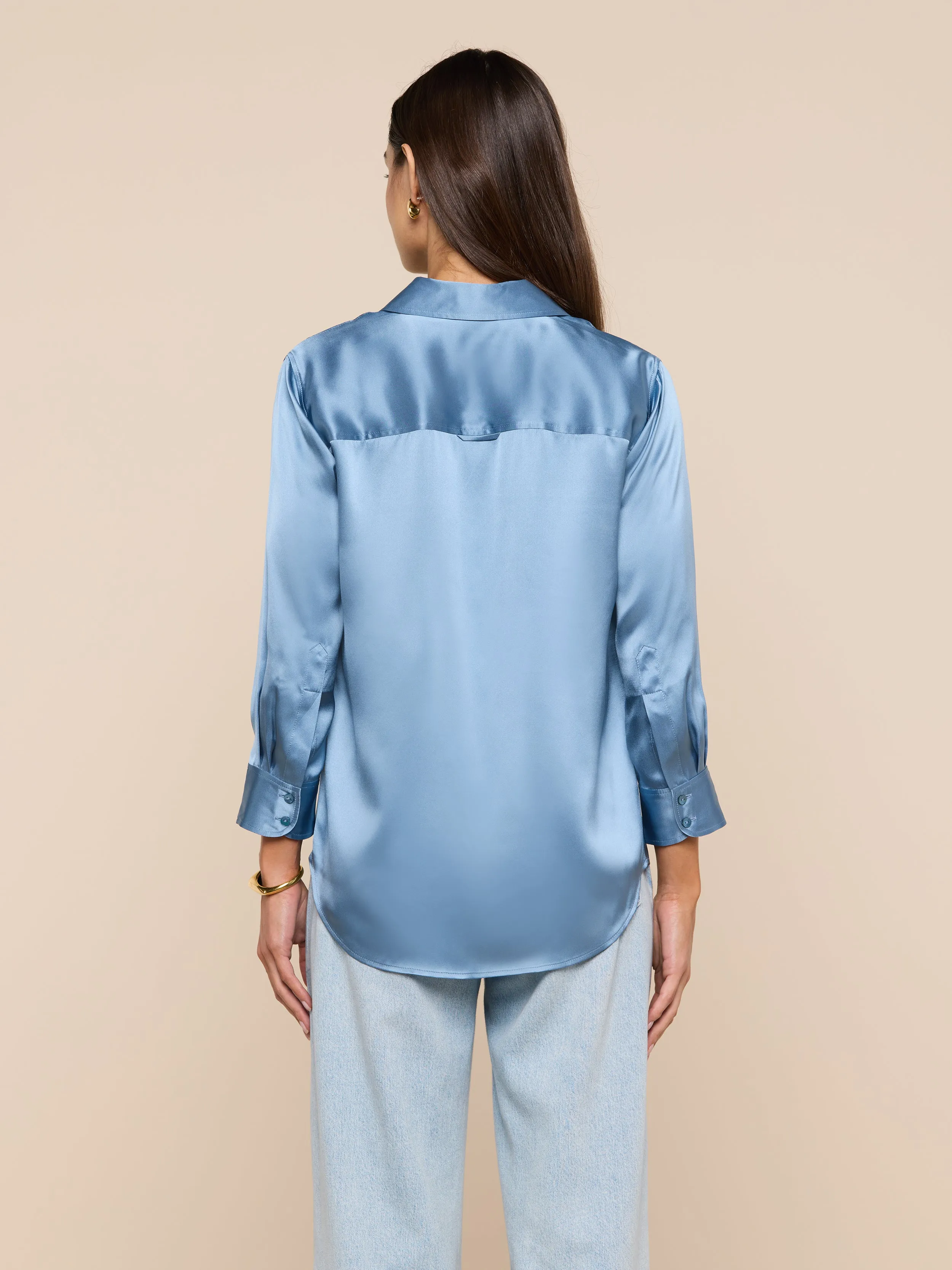 Dani Silk Blouse sold by L'AGENCE product image thumbnail 5
