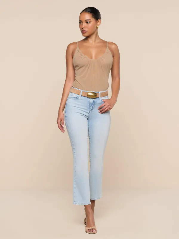 Tati Cropped Micro Boot Jean made by L'AGENCE
