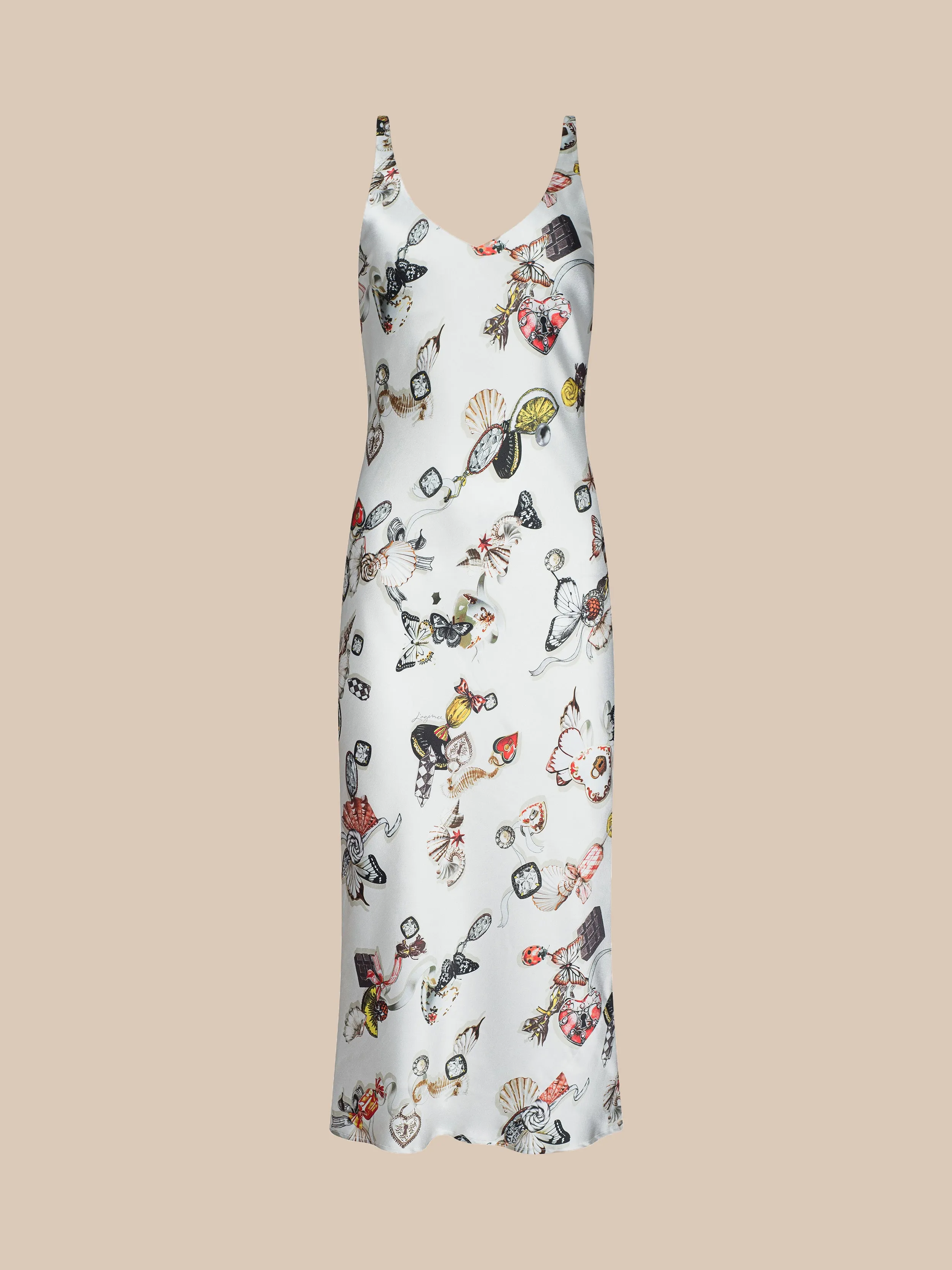 Anika Slip Dress sold by L'AGENCE product image thumbnail 5
