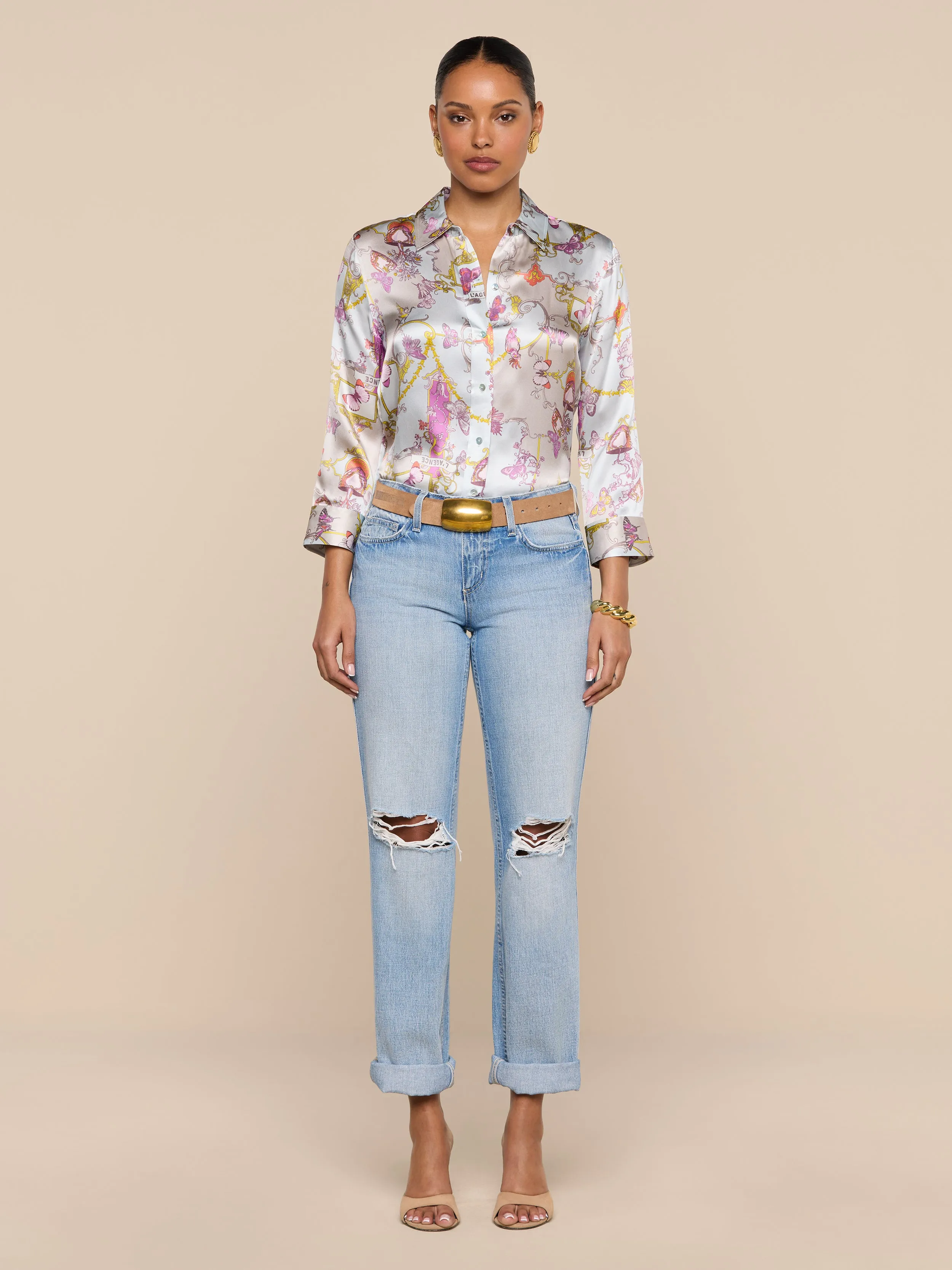 Ashby Low-Rise Slouch Jean sold by L'AGENCE