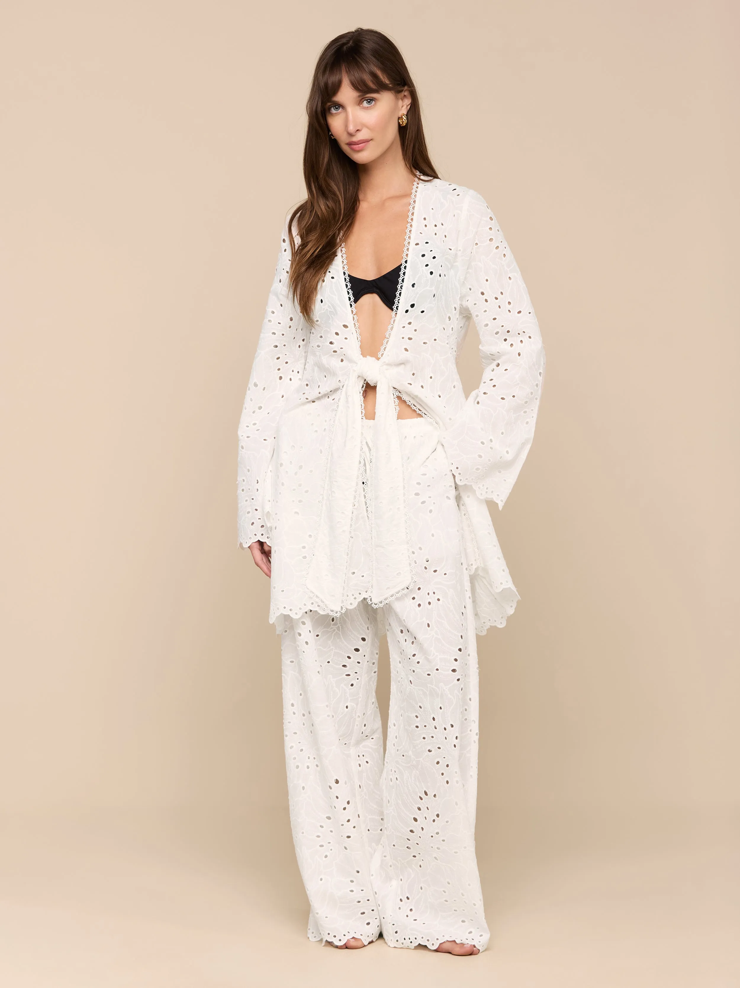 Navaeh Cover-Up Kimono sold by L'AGENCE product image thumbnail 4