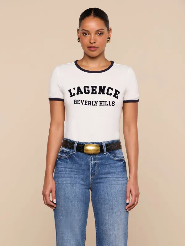 Tommie Crewneck Tee made by L'AGENCE