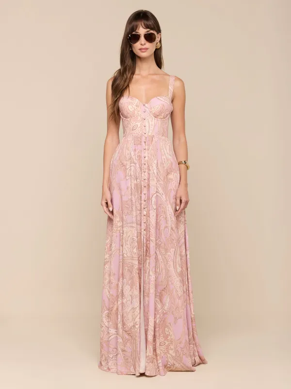 Rosette Maxi Dress made by L'AGENCE