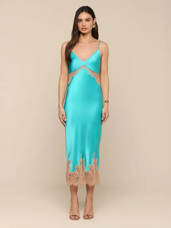 Scotly Silk Lace Dress made by L'AGENCE