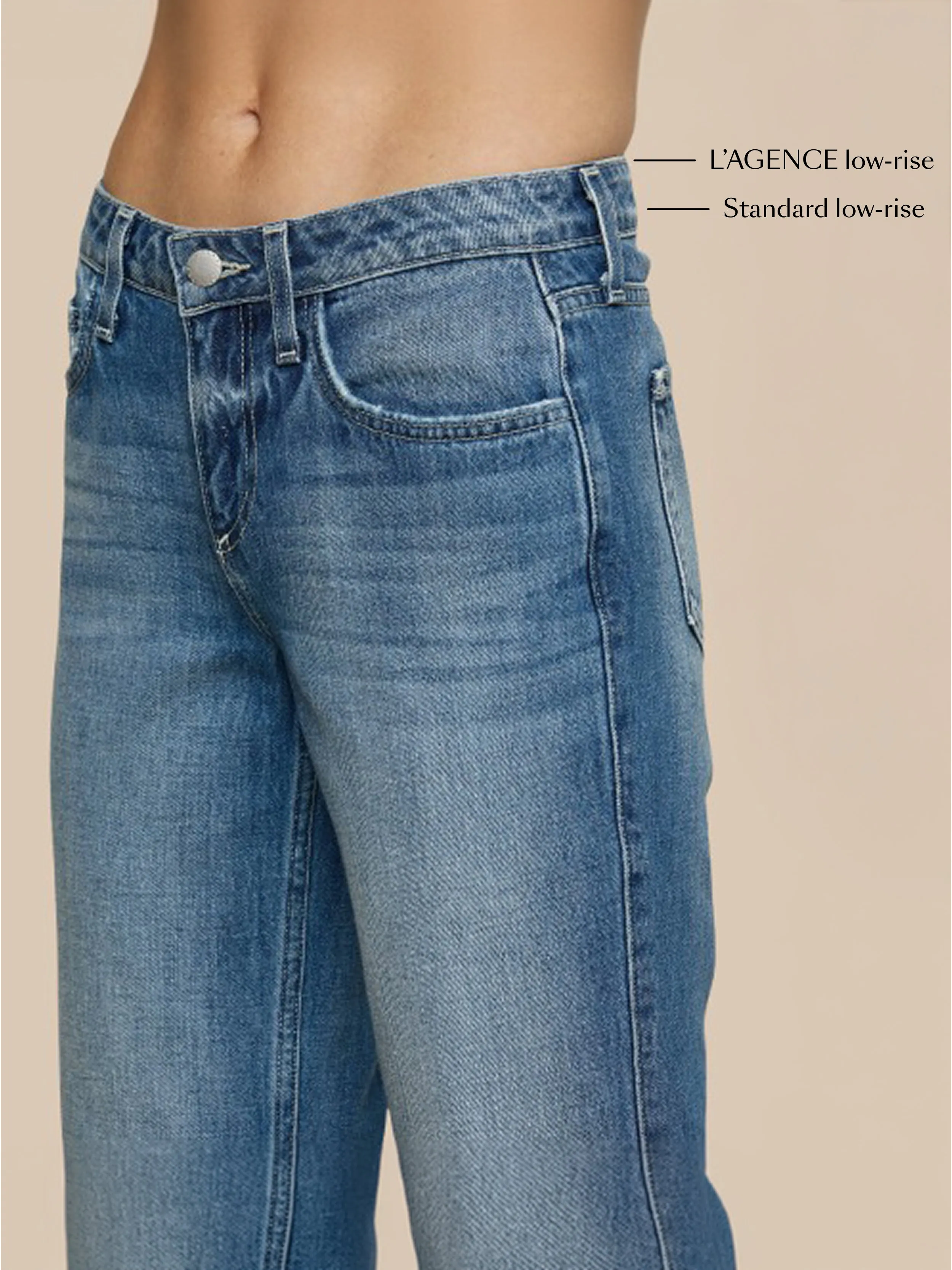 Taney Low-Rise Flare Jean sold by L'AGENCE product image thumbnail 5