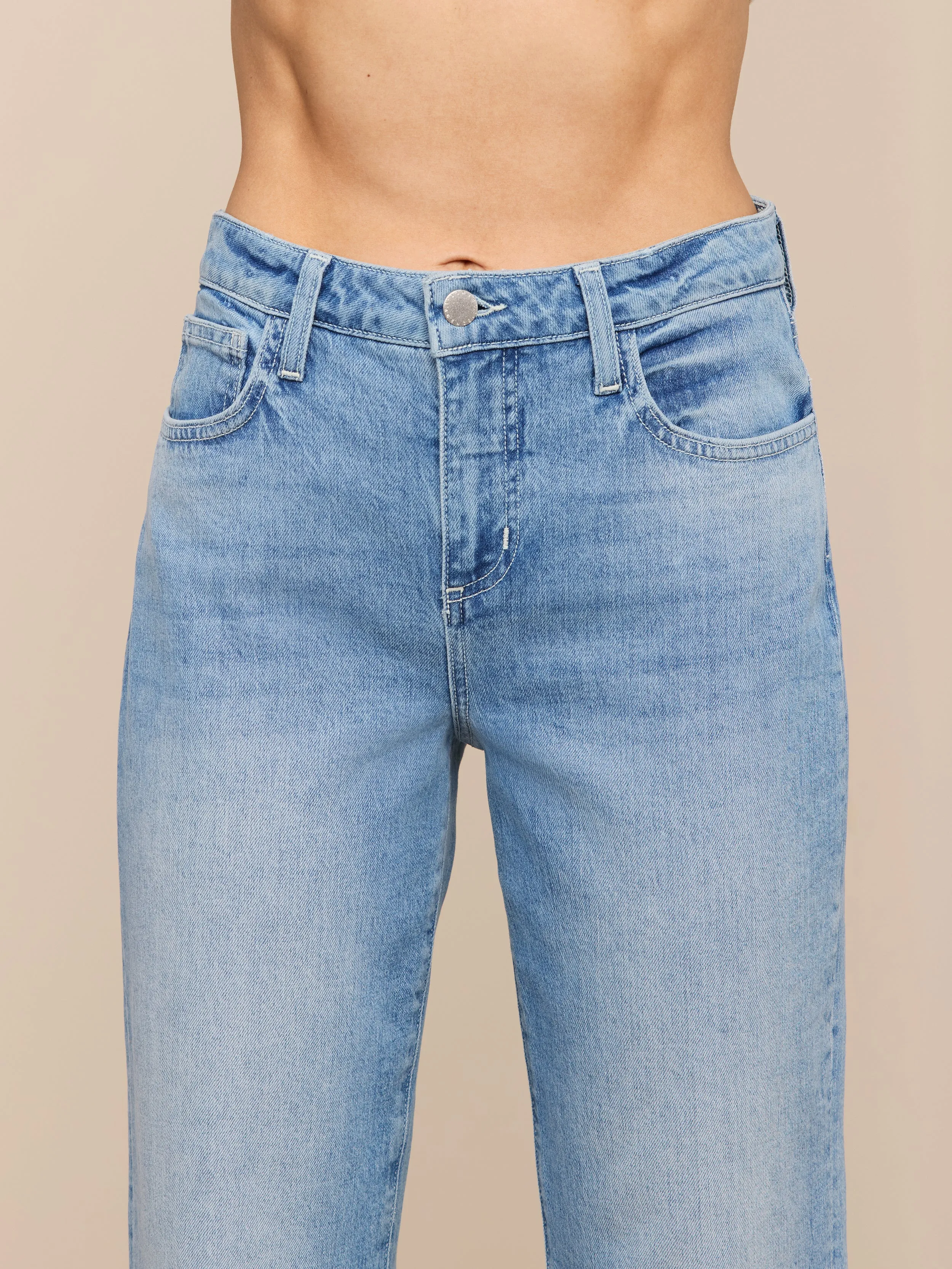 Wanda Cropped Wide-Leg Jean sold by L'AGENCE product image thumbnail 4