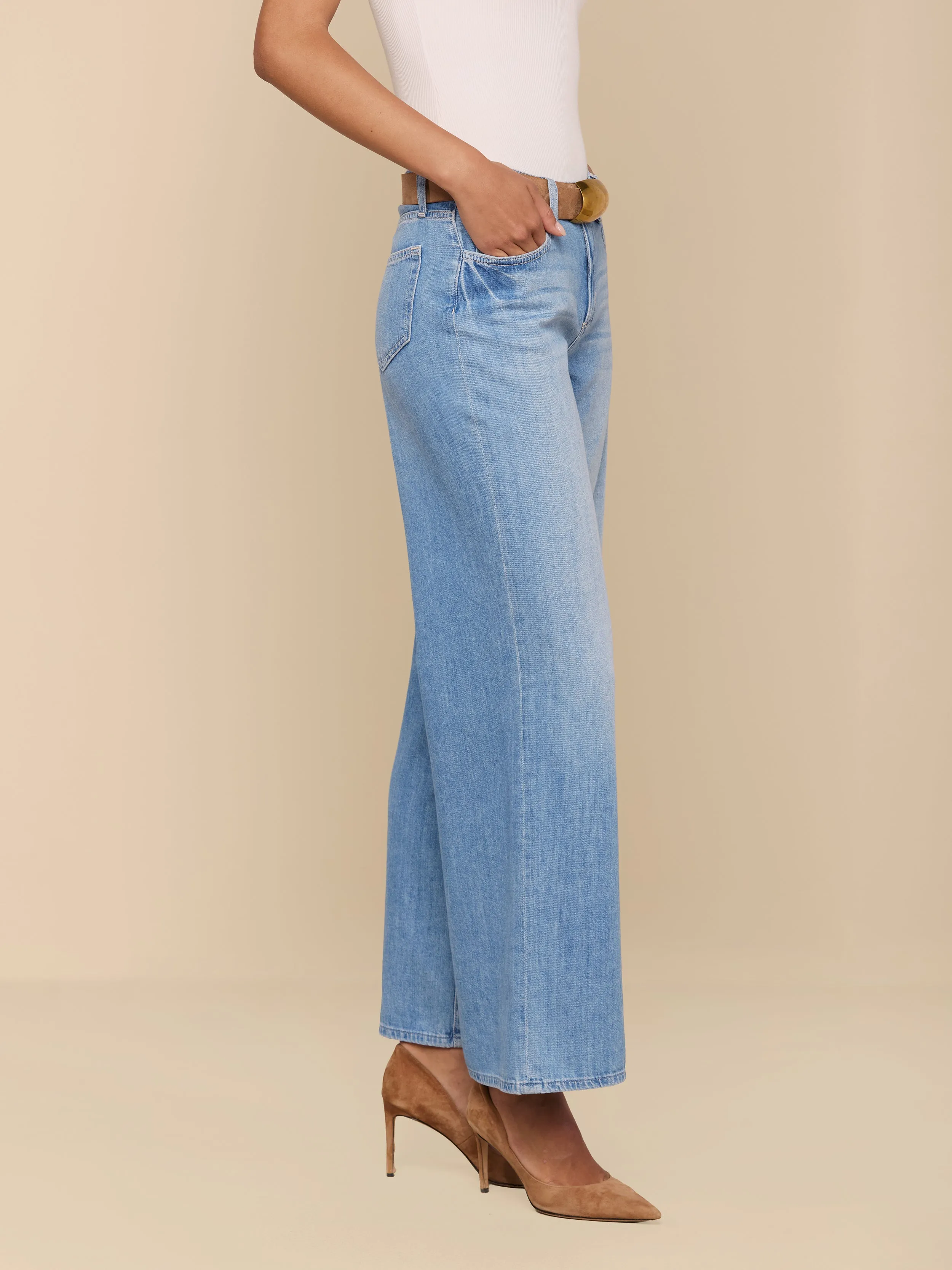 Alicent Wide-Leg Jean sold by L'AGENCE product image thumbnail 3