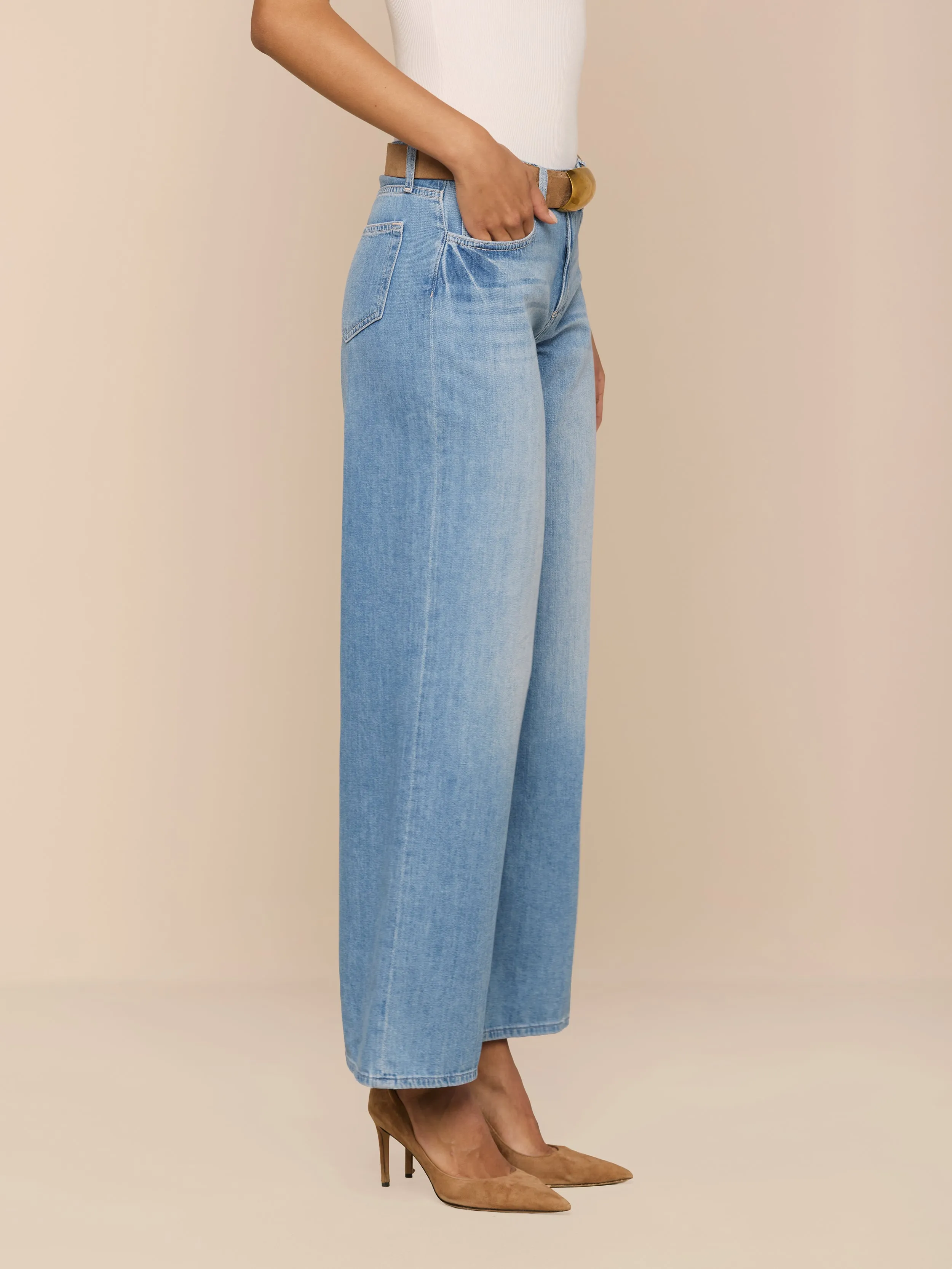 Alicent Wide-Leg Jean sold by L'AGENCE product image thumbnail 4