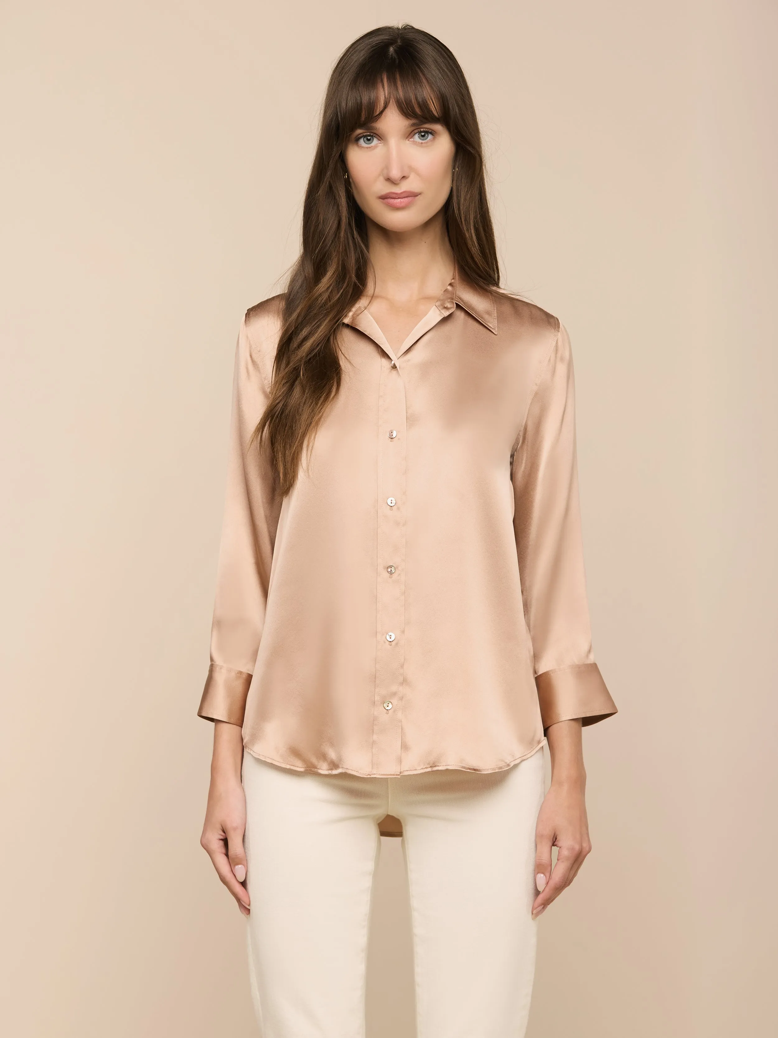 Dani Silk Blouse sold by L'AGENCE product image thumbnail 2