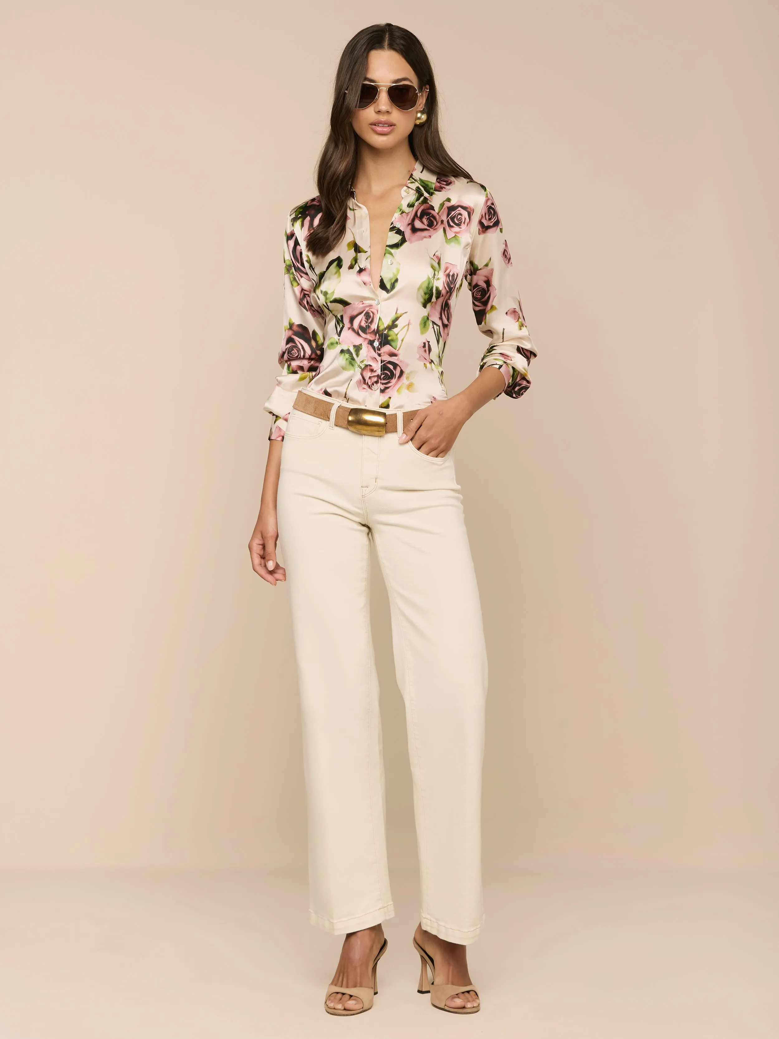 Tyler Silk Blouse sold by L'AGENCE product image thumbnail 4