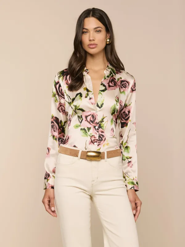 Tyler Silk Blouse made by L'AGENCE