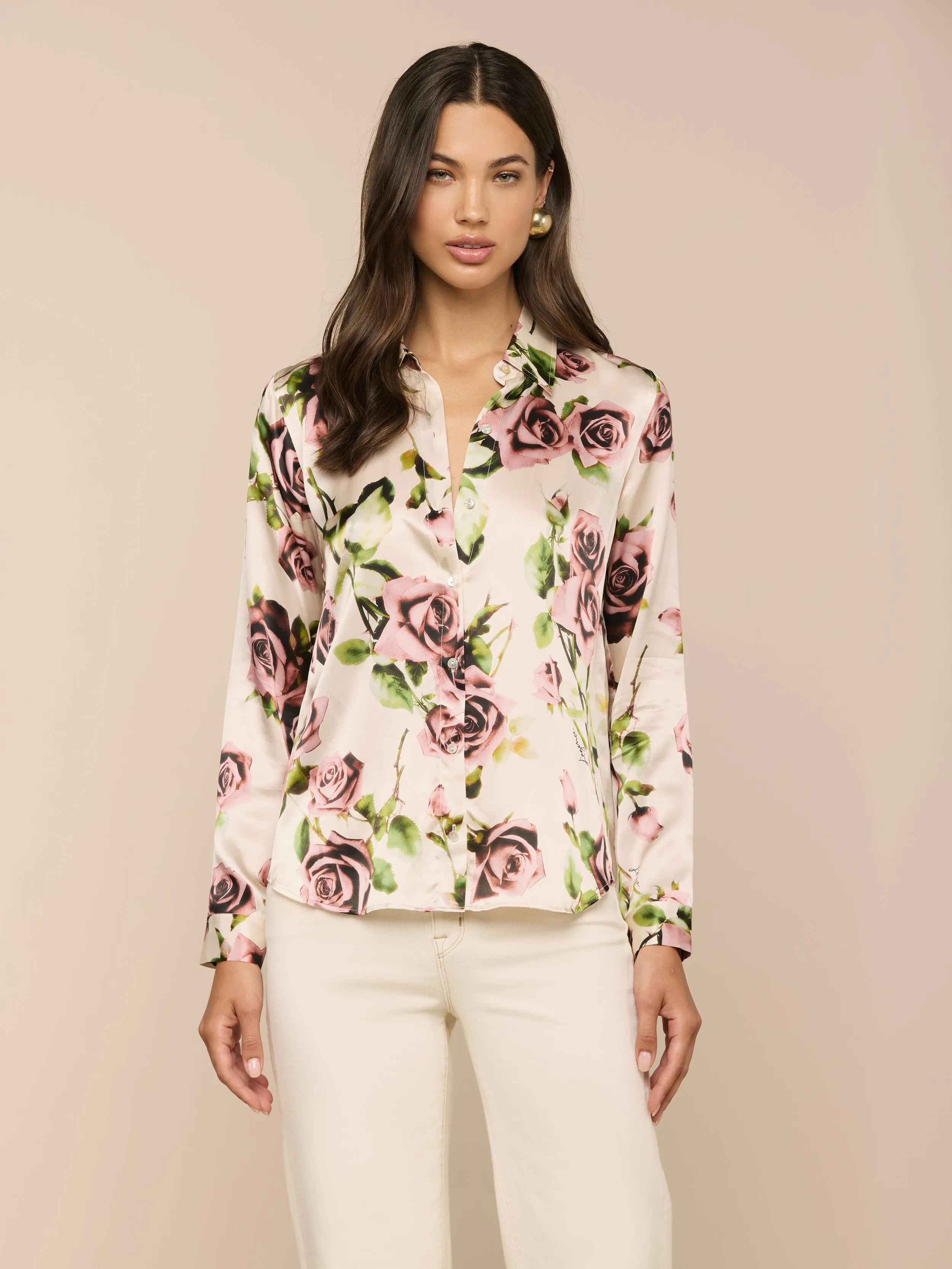 Tyler Silk Blouse sold by L'AGENCE product image thumbnail 2