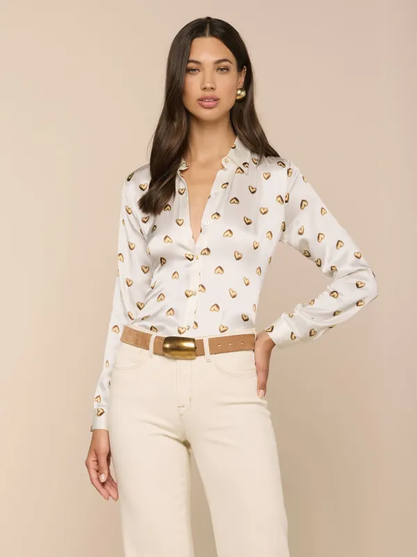 Tyler Silk Blouse made by L'AGENCE