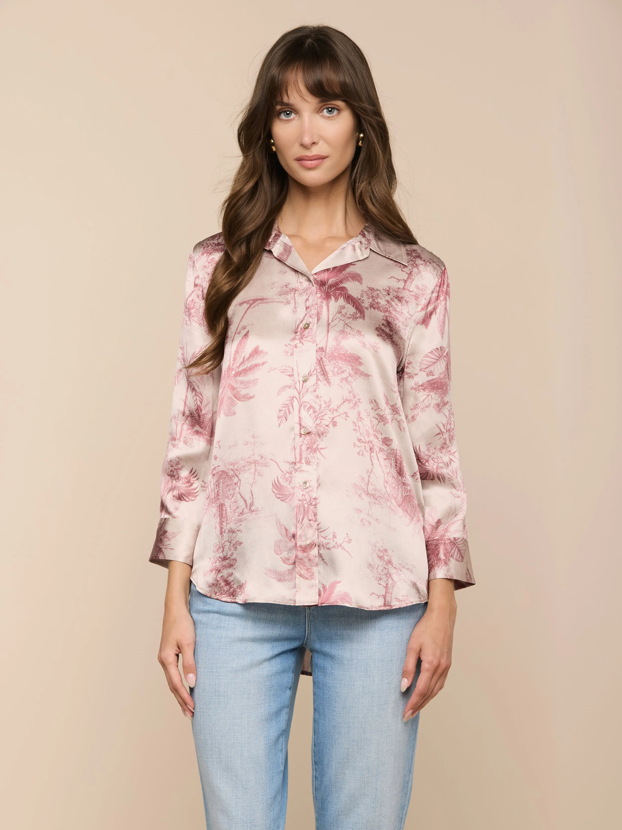 Dani Silk Blouse sold by L'AGENCE product image thumbnail 2