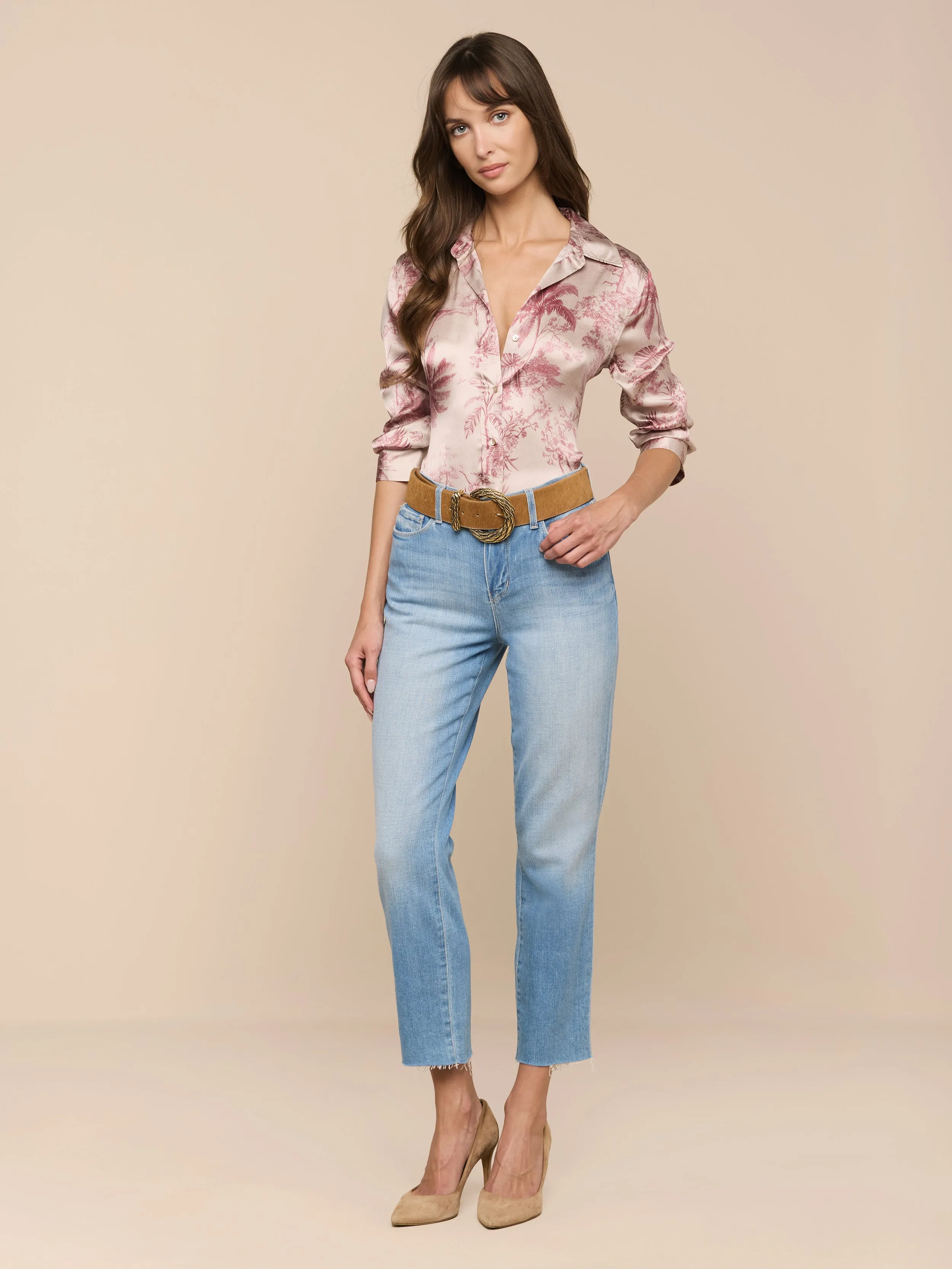 Dani Silk Blouse sold by L'AGENCE product image thumbnail 4
