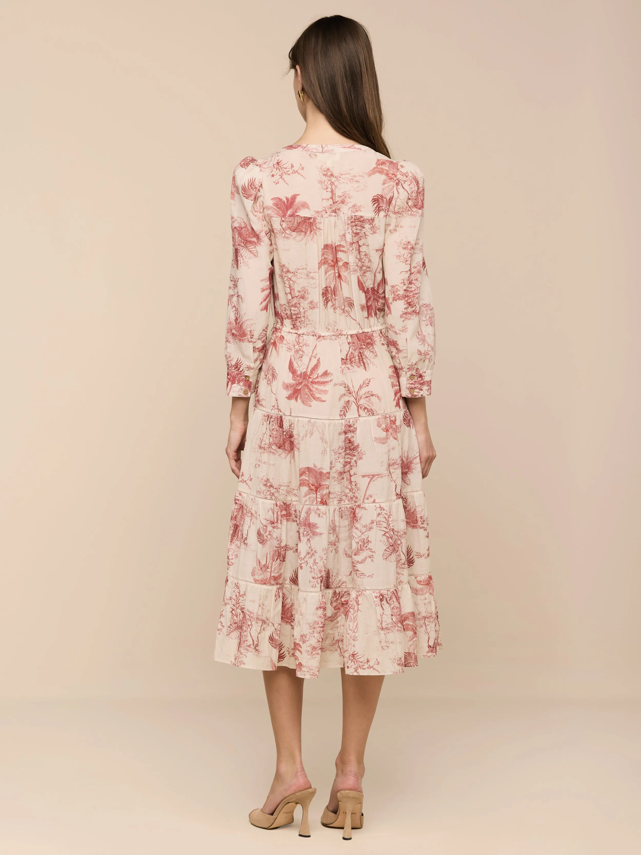 Serafine Midi Dress sold by L'AGENCE product image thumbnail 4