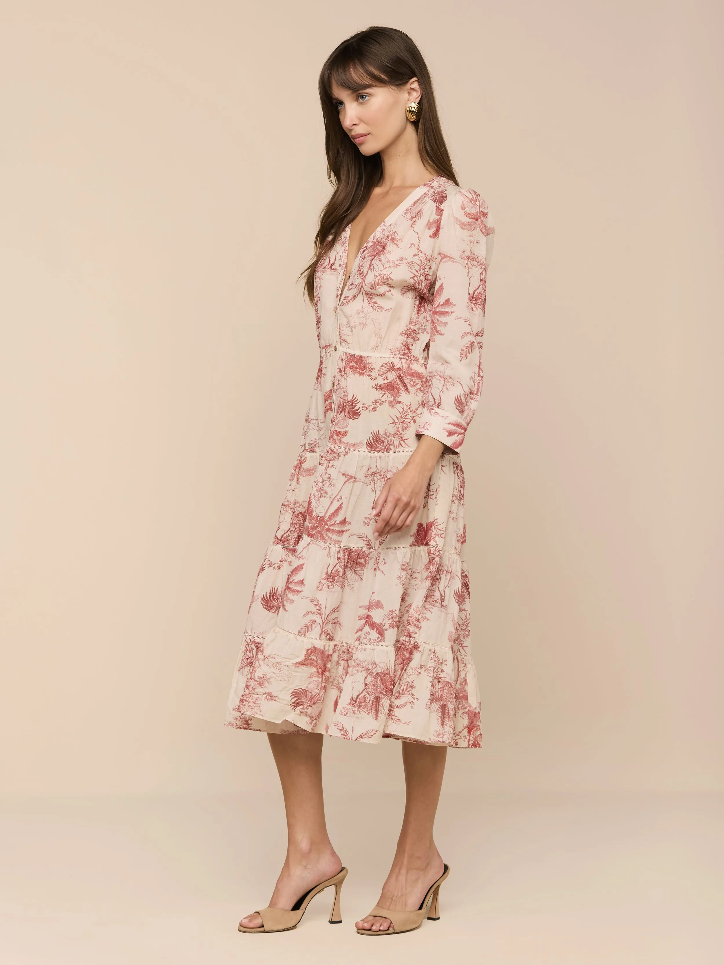 Serafine Midi Dress sold by L'AGENCE product image thumbnail 3