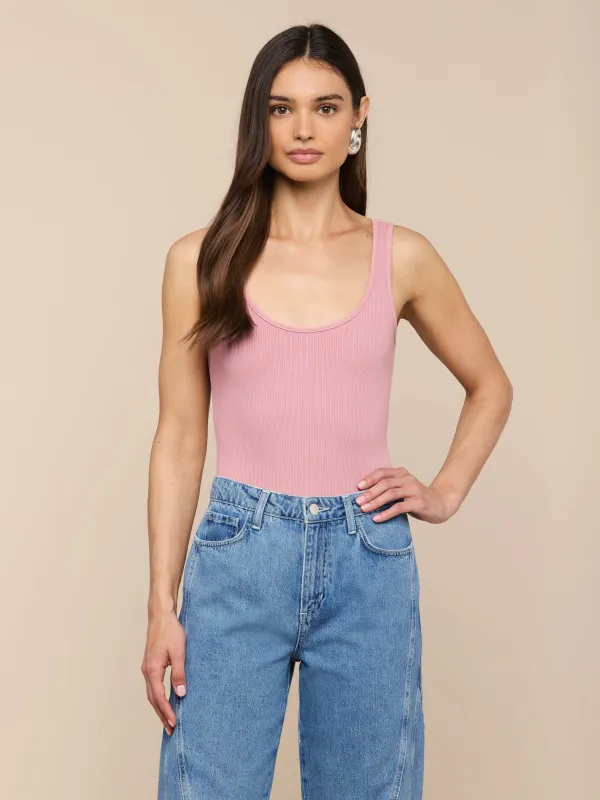 Nica Scoopneck Bodysuit made by L'AGENCE
