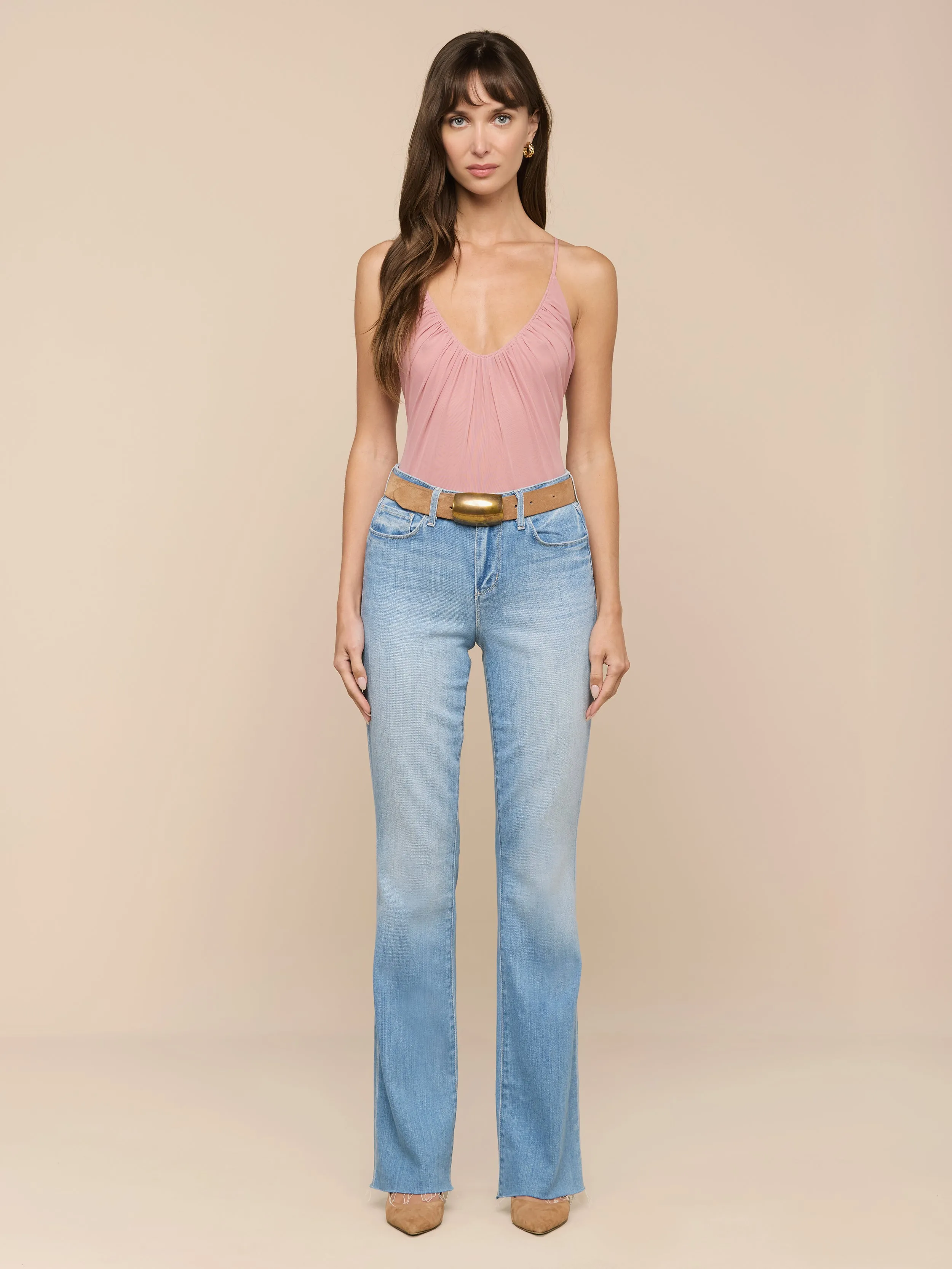 Gelina Mesh Bodysuit sold by L'AGENCE product image thumbnail 3