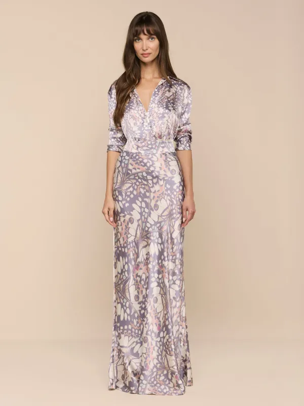 Ryker Silk Maxi Skirt made by L'AGENCE