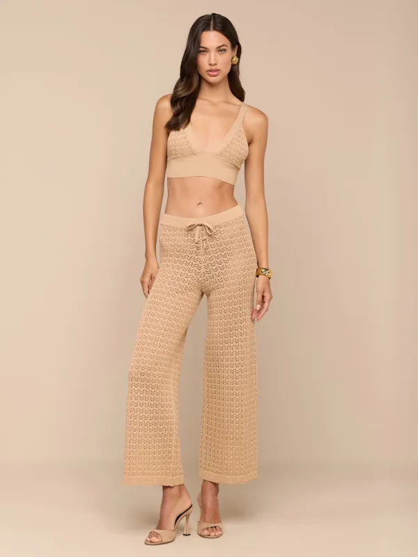 Gaelle Pointelle Knit Pant made by L'AGENCE