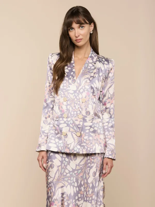 Sena Silk Blazer made by L'AGENCE
