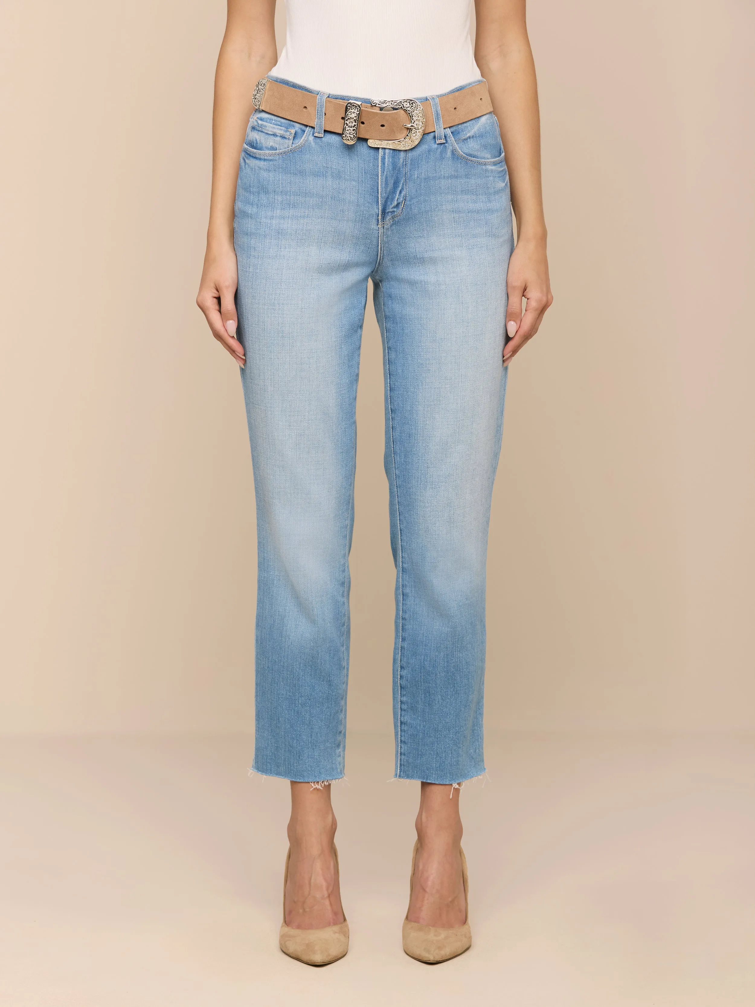 Sada Cropped Slim-Leg Jean sold by L'AGENCE product image thumbnail 2