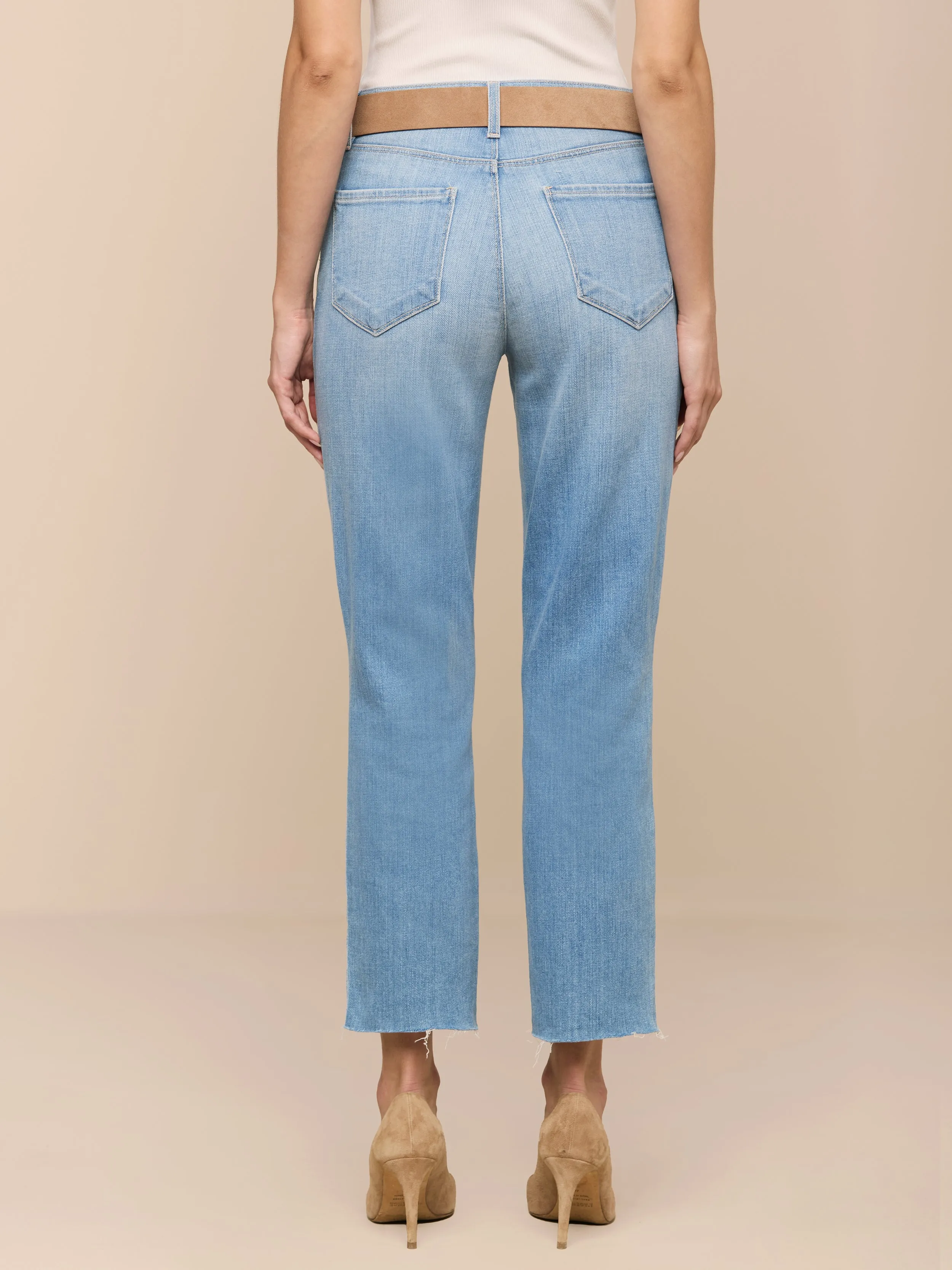 Sada Cropped Slim-Leg Jean sold by L'AGENCE product image thumbnail 4