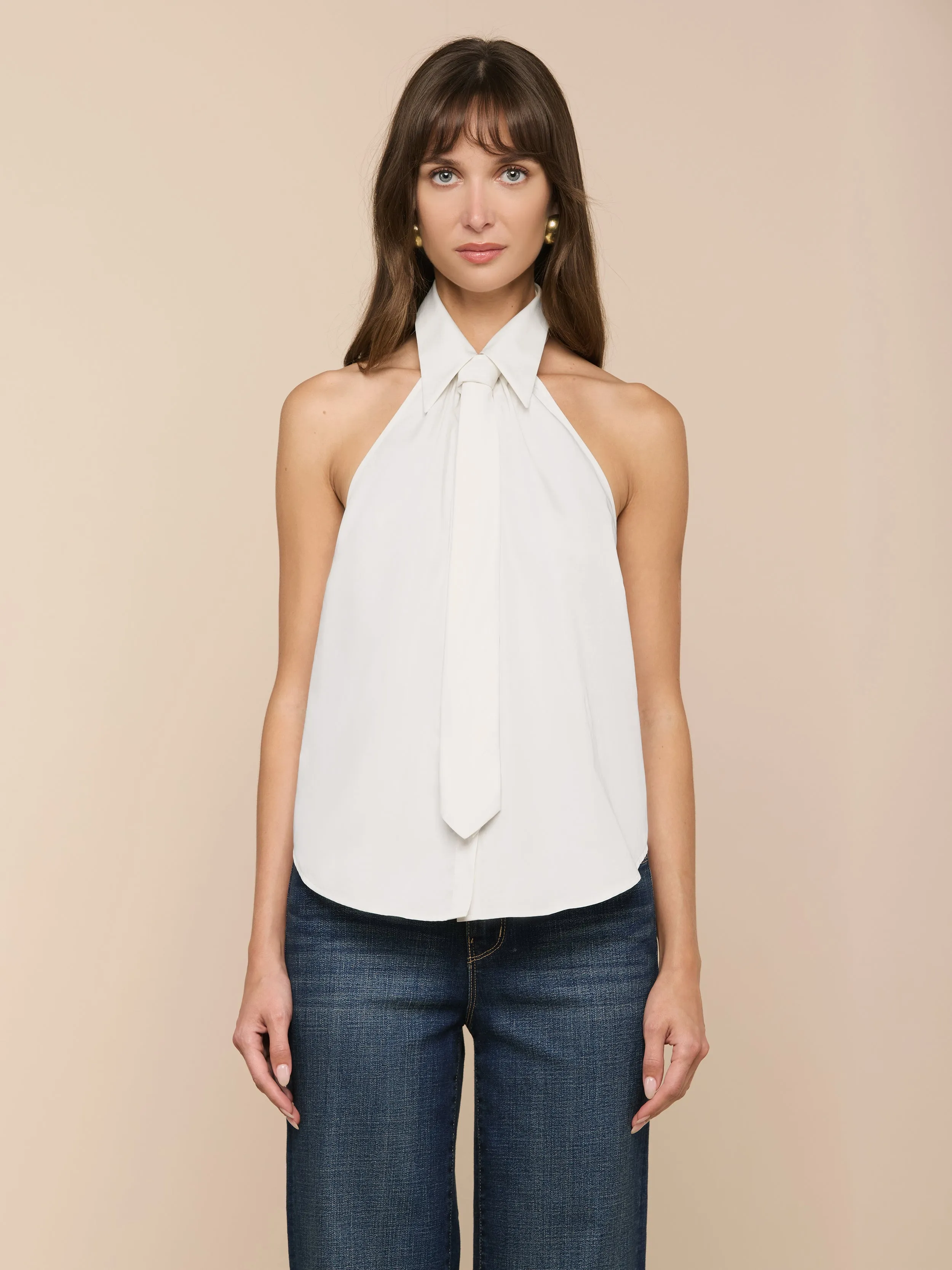 Wren Poplin Top sold by L'AGENCE product image thumbnail 2