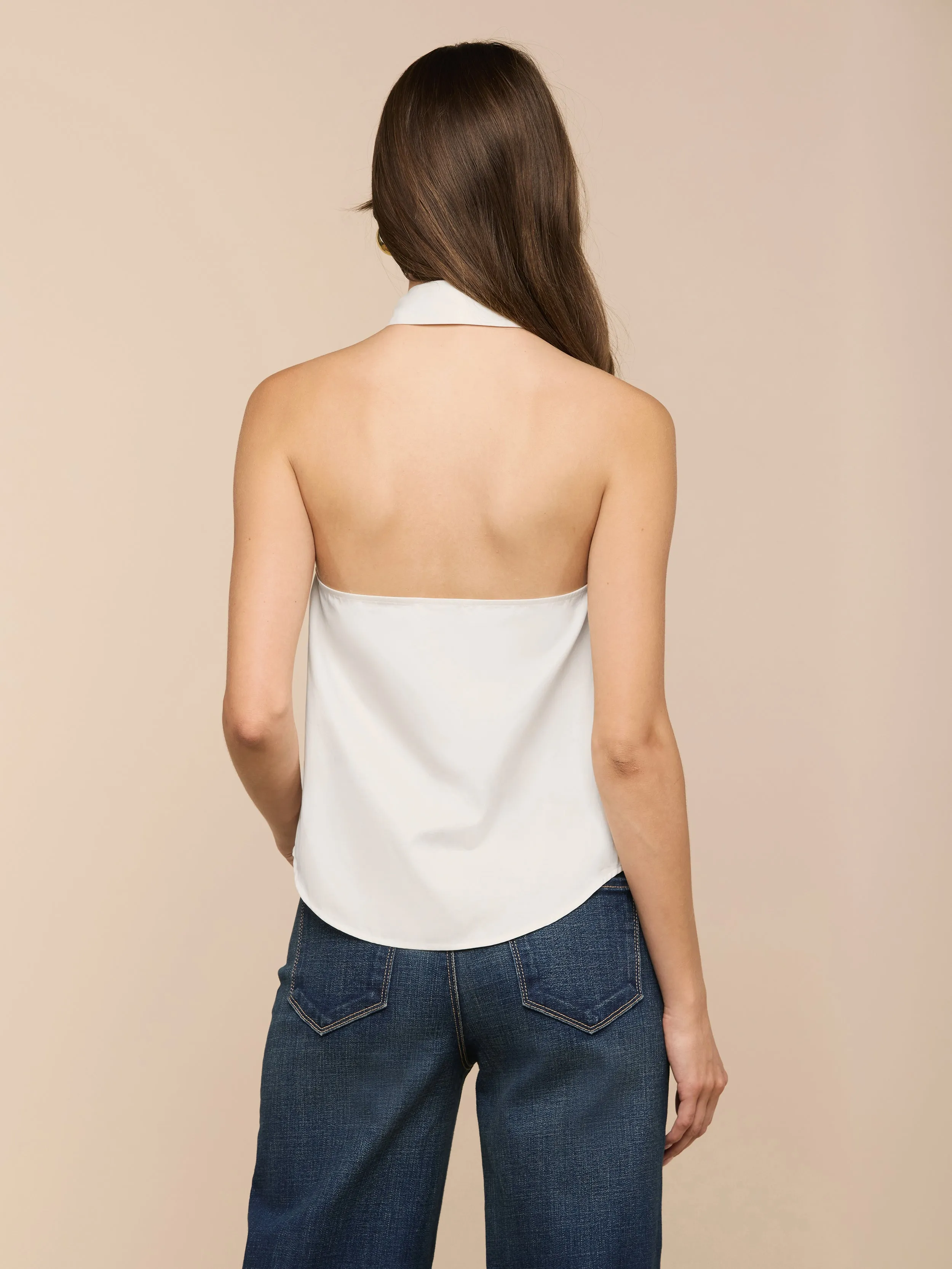Wren Poplin Top sold by L'AGENCE product image thumbnail 5