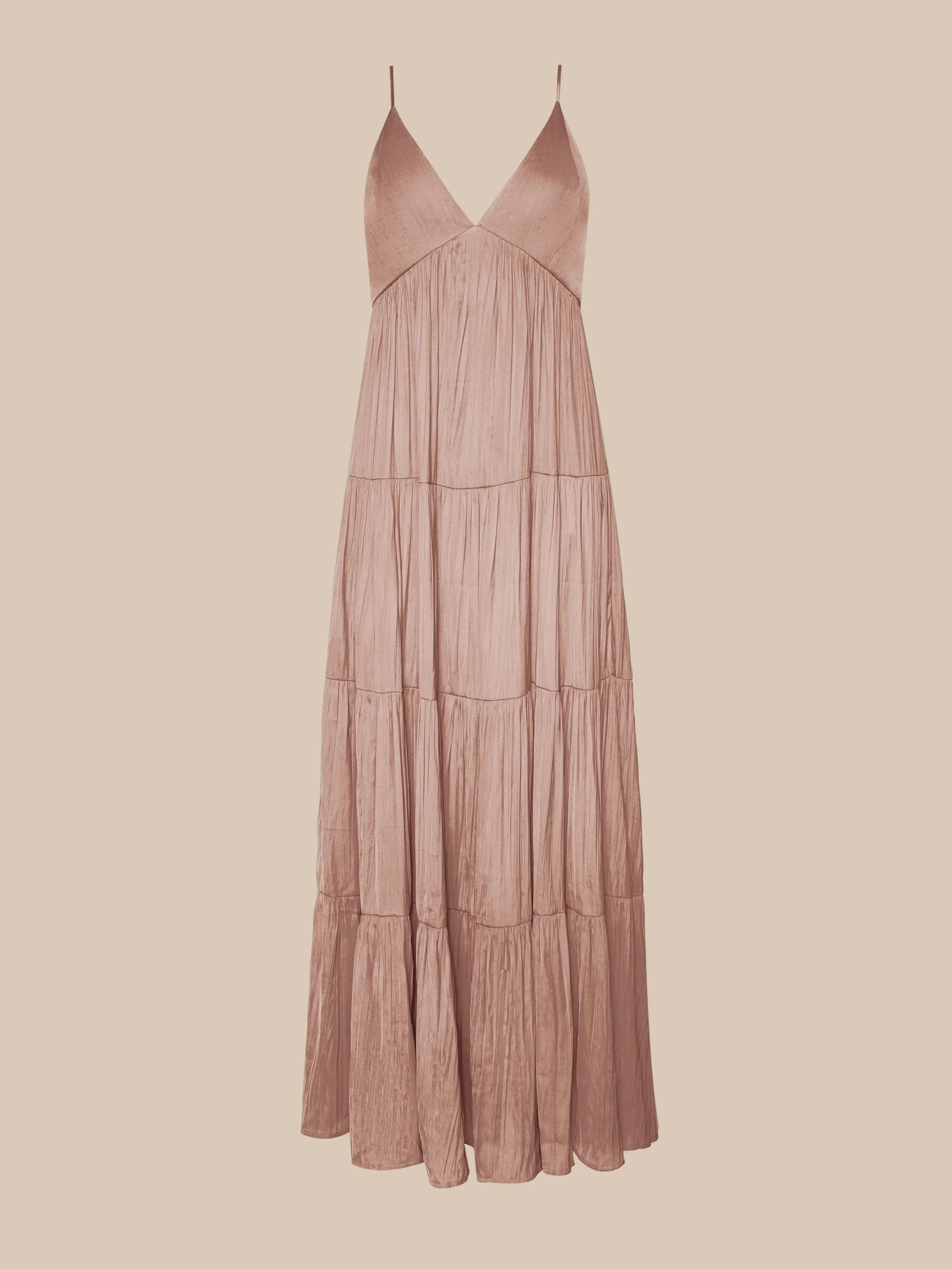 Lua Tiered Maxi Dress sold by L'AGENCE product image thumbnail 5