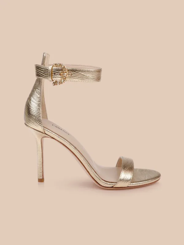 Gisele Leather Sandal made by L'AGENCE