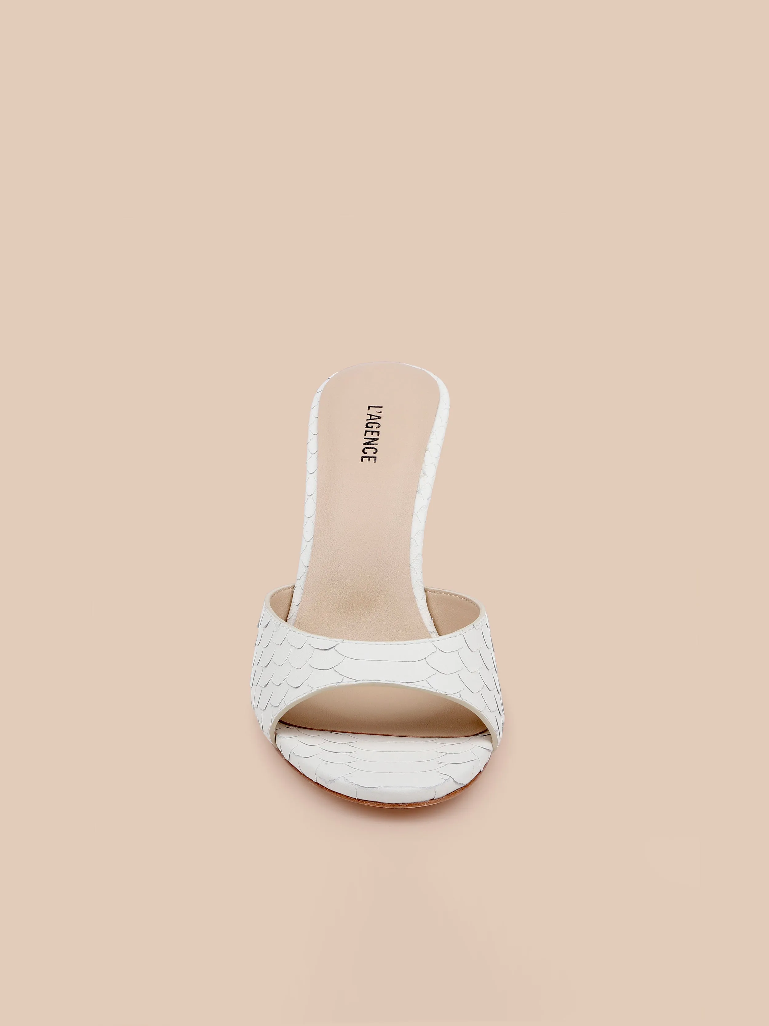 Avery Leather Open-Toe Mule sold by L'AGENCE product image thumbnail 3