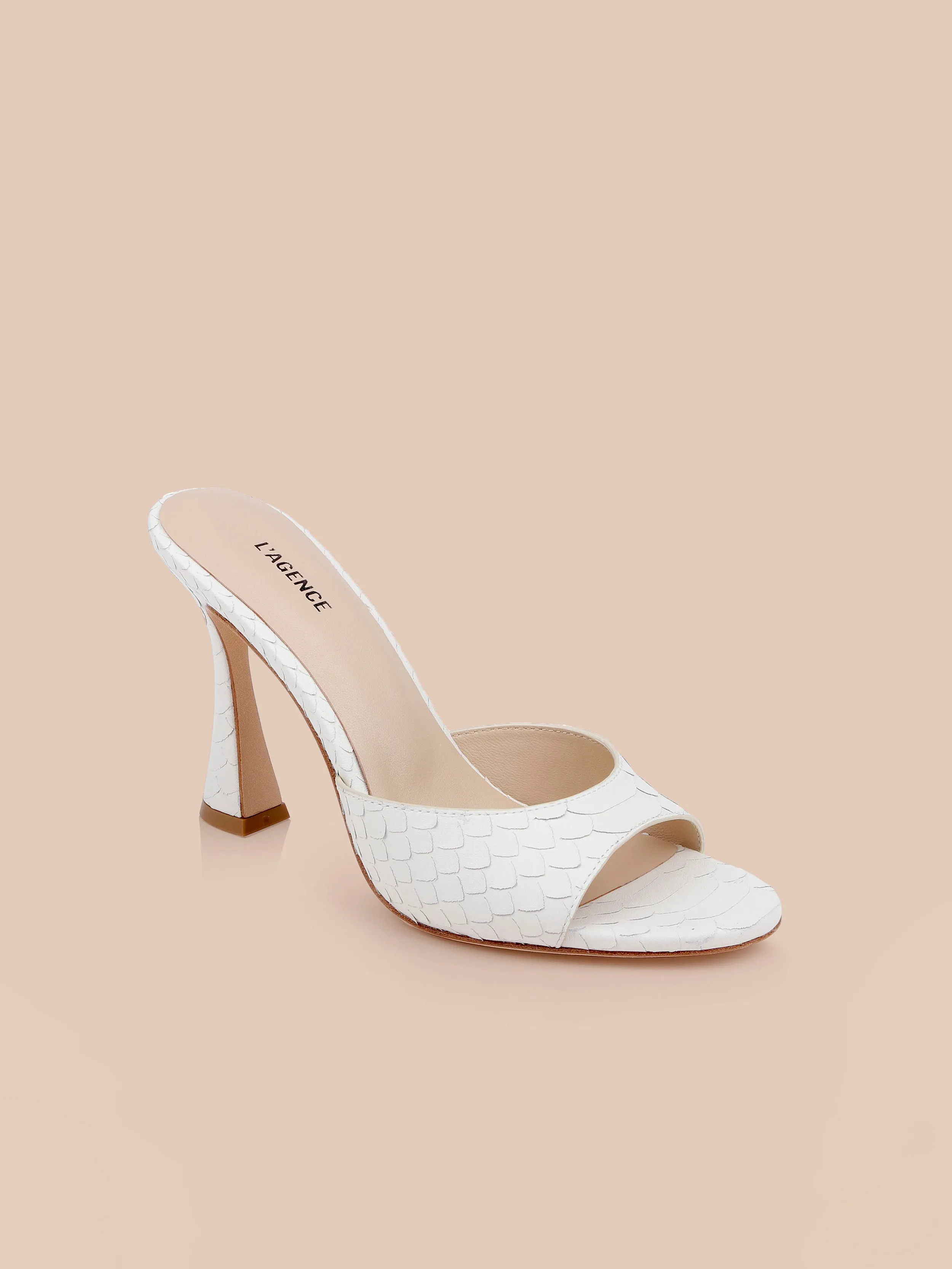 Avery Leather Open-Toe Mule sold by L'AGENCE product image thumbnail 2