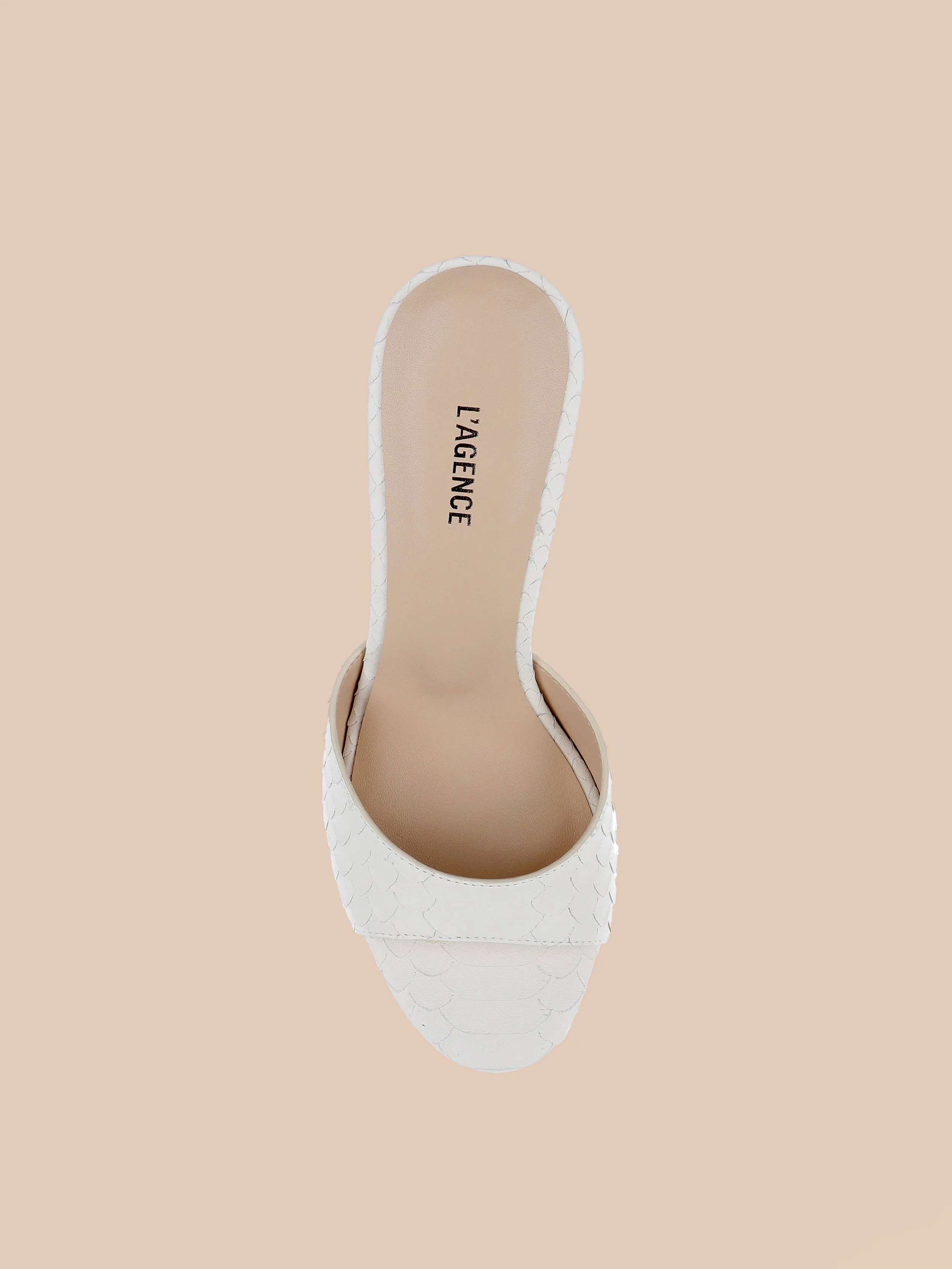 Avery Leather Open-Toe Mule sold by L'AGENCE product image thumbnail 4