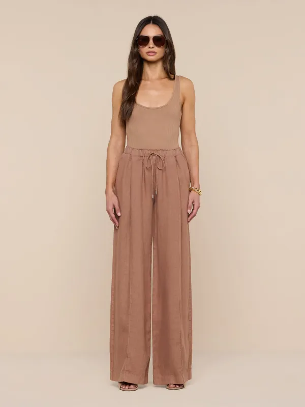 Connie Linen Drawstring Trouser made by L'AGENCE