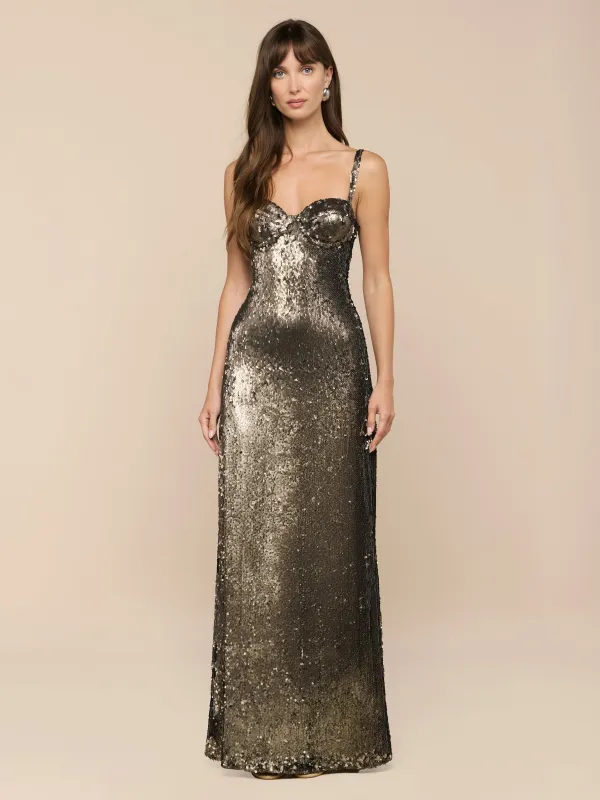 Sayla Sequin Gown made by L'AGENCE