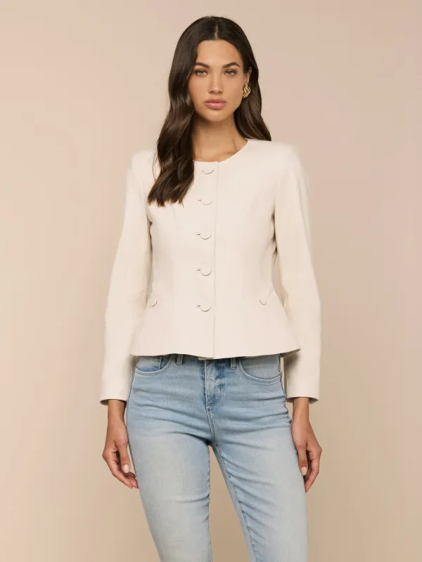 Mariella Leather Jacket made by L'AGENCE