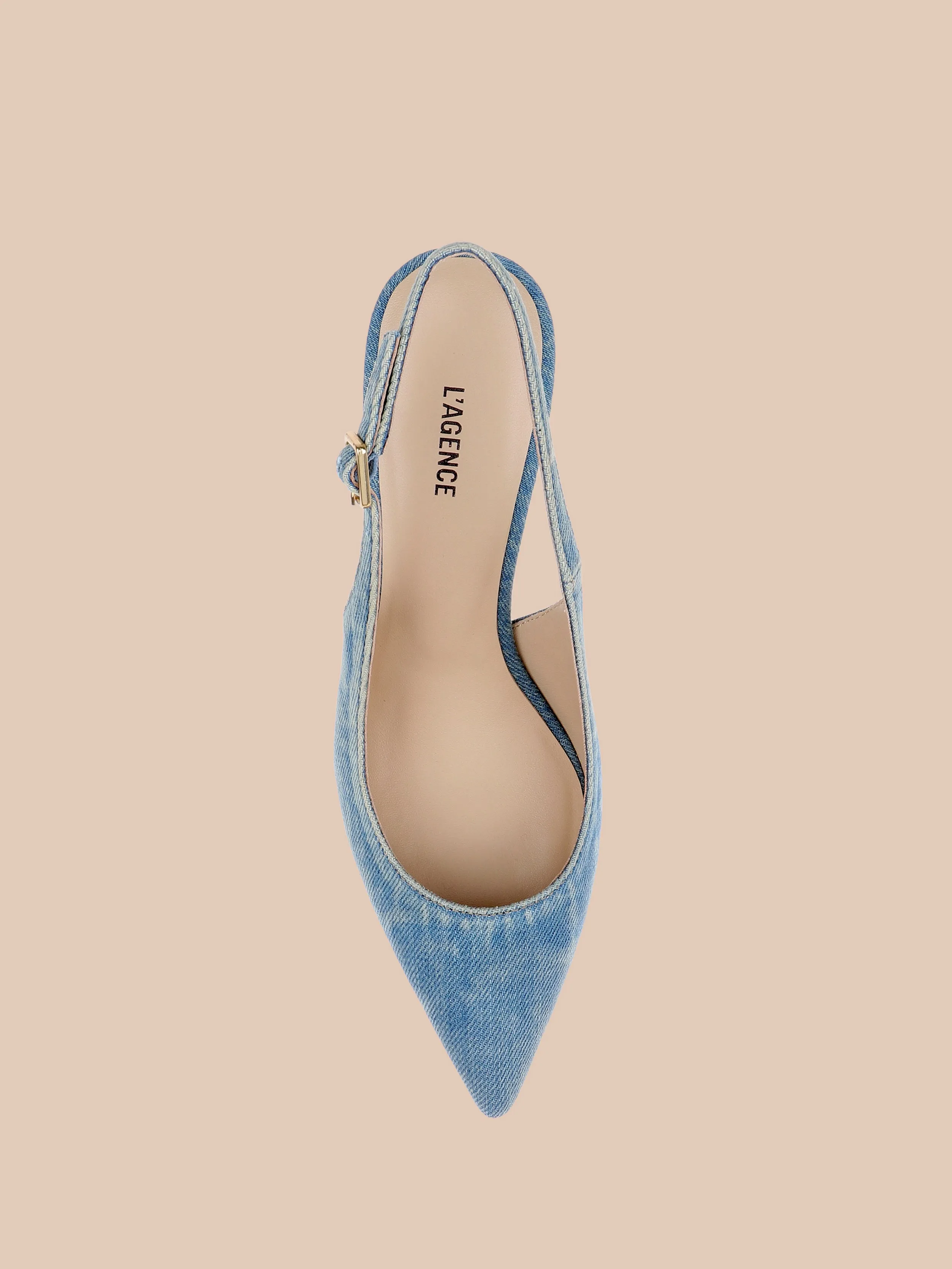 Vichy Slingback Pump sold by L'AGENCE product image thumbnail 4