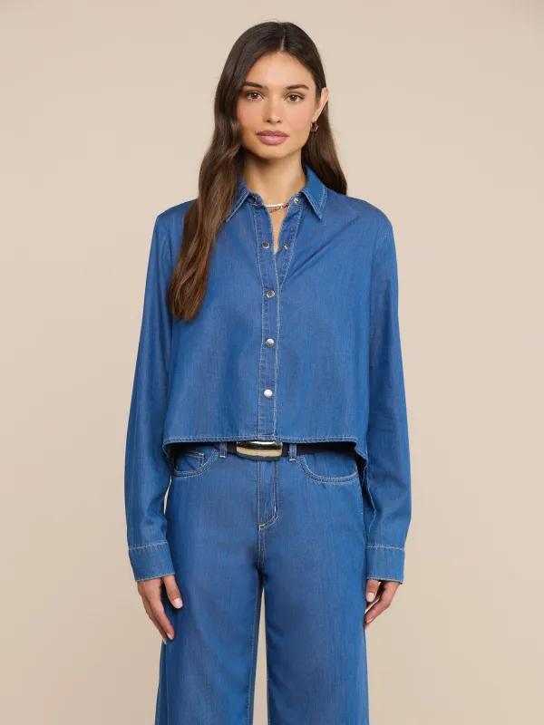 Annette Chambray Shirt made by L'AGENCE