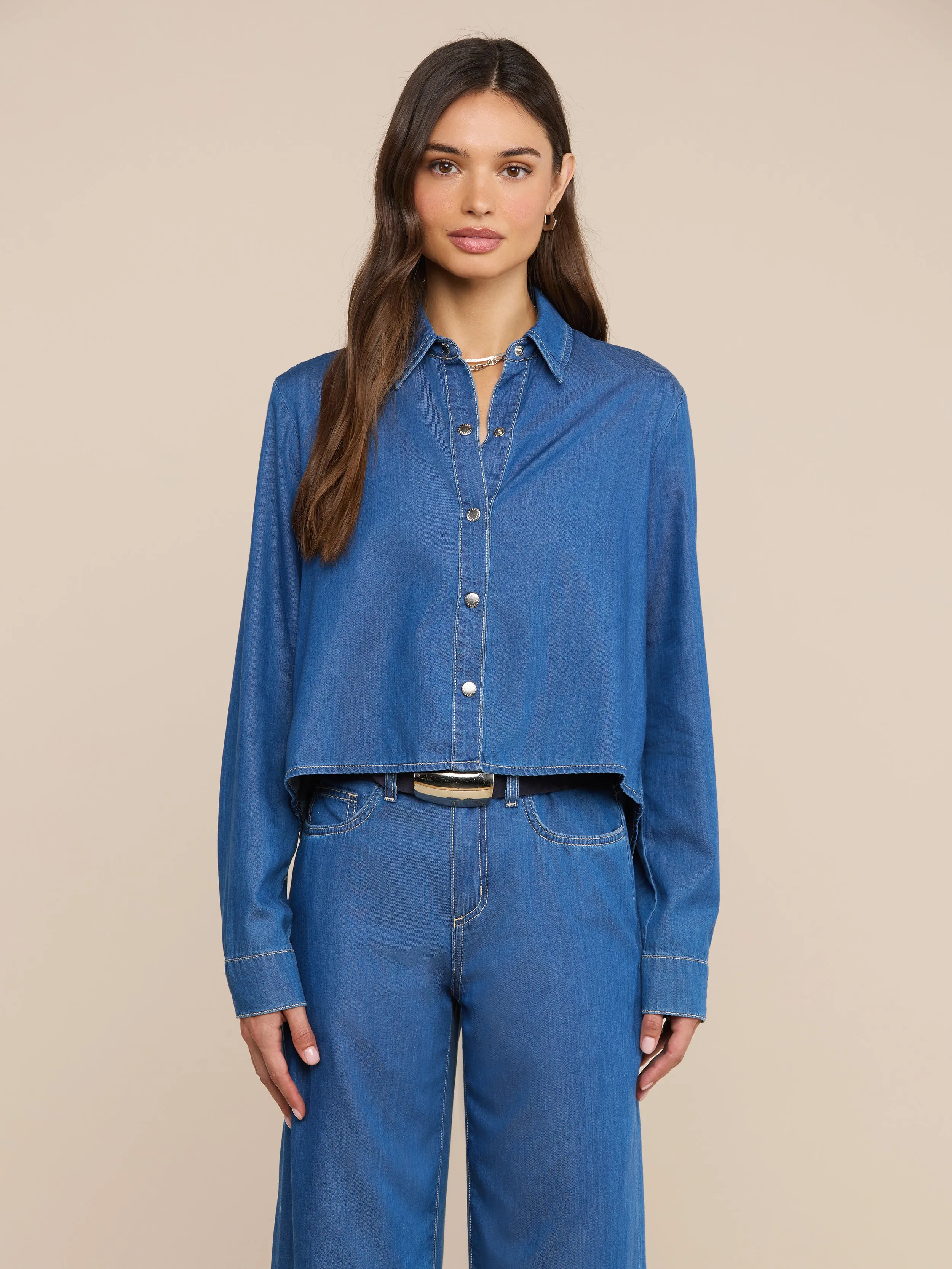 Annette Chambray Shirt sold by L'AGENCE