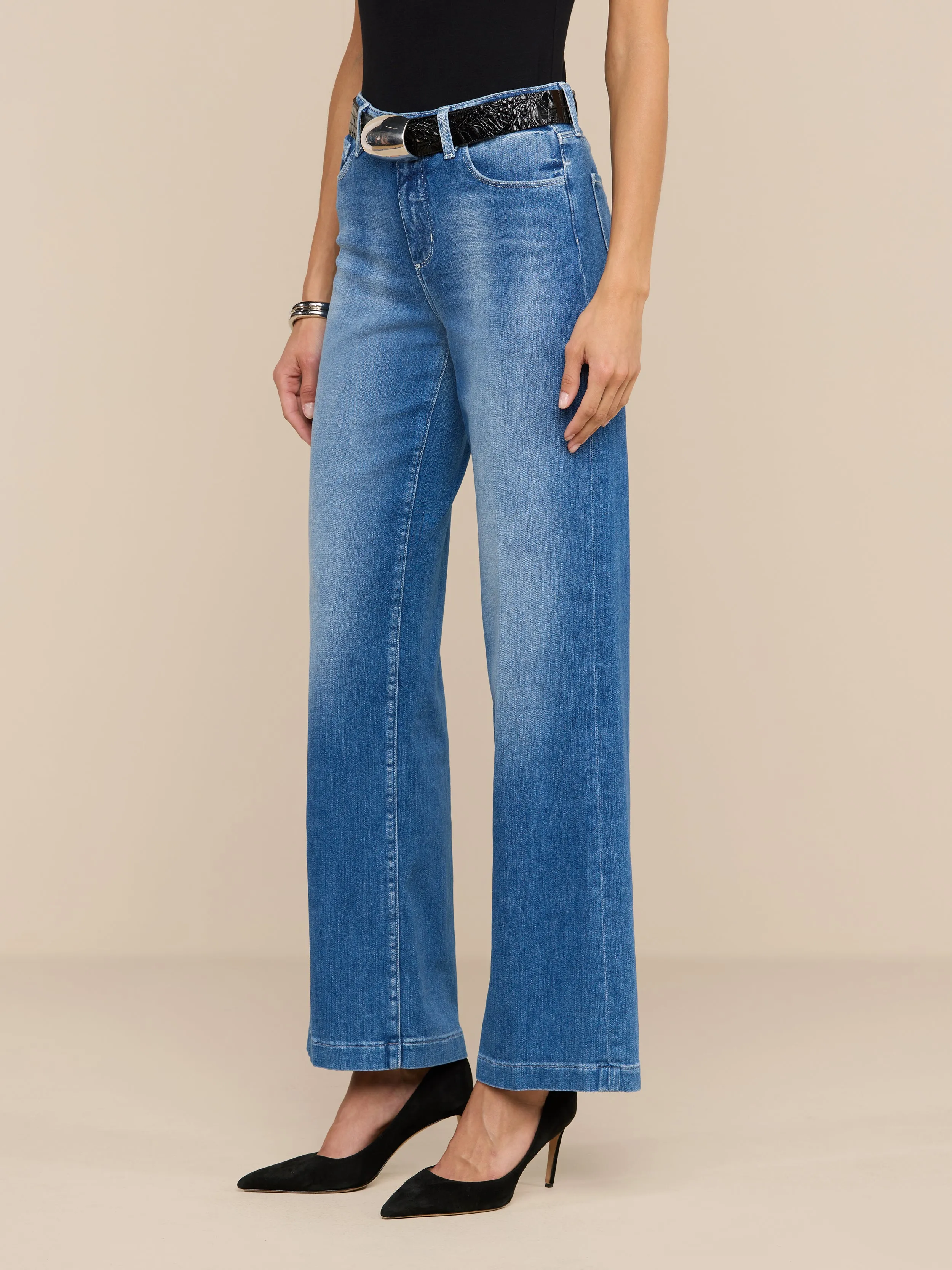 Scottie Wide-Leg Jean sold by L'AGENCE product image thumbnail 4