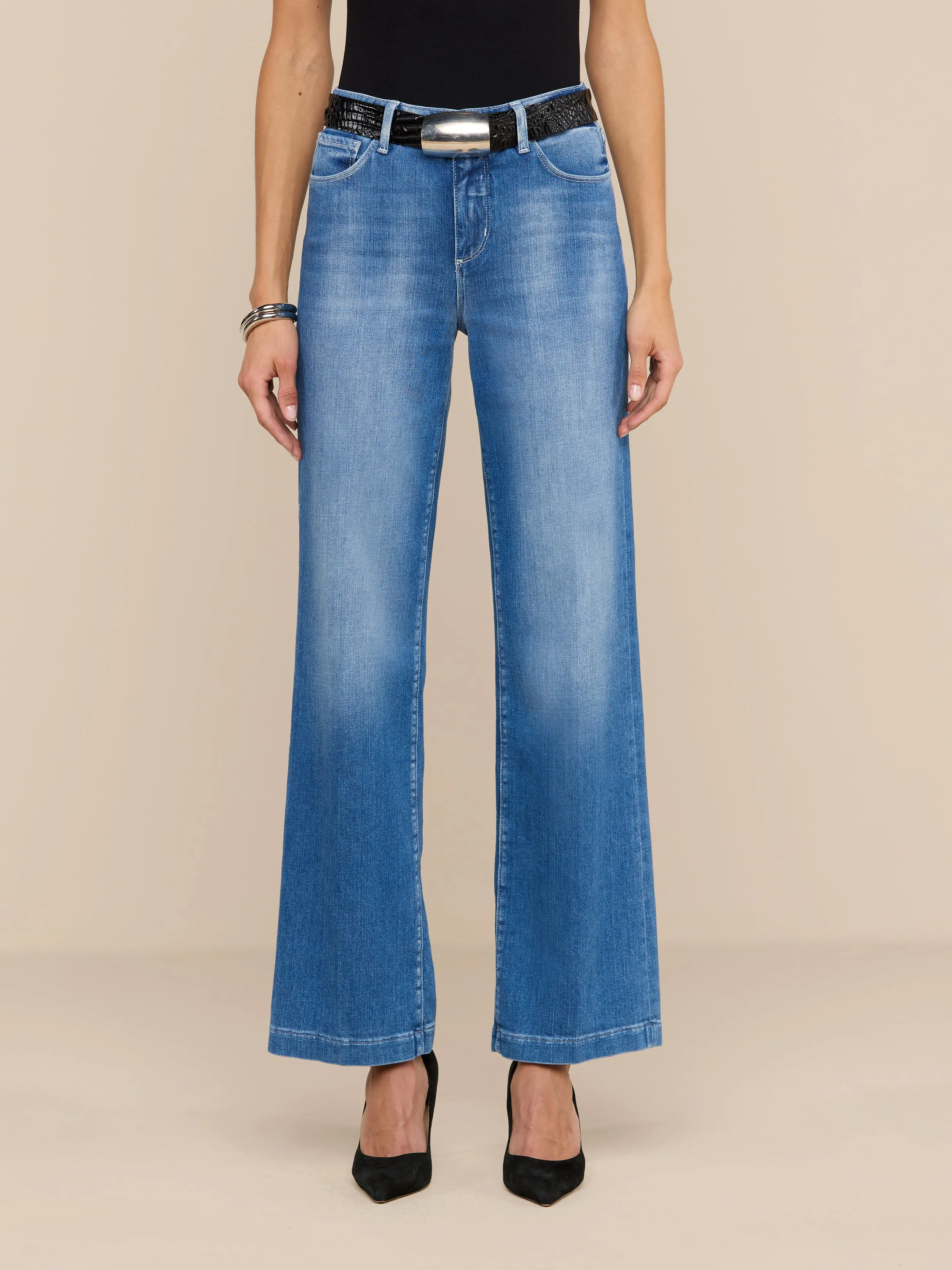 Scottie Wide-Leg Jean sold by L'AGENCE product image thumbnail 2