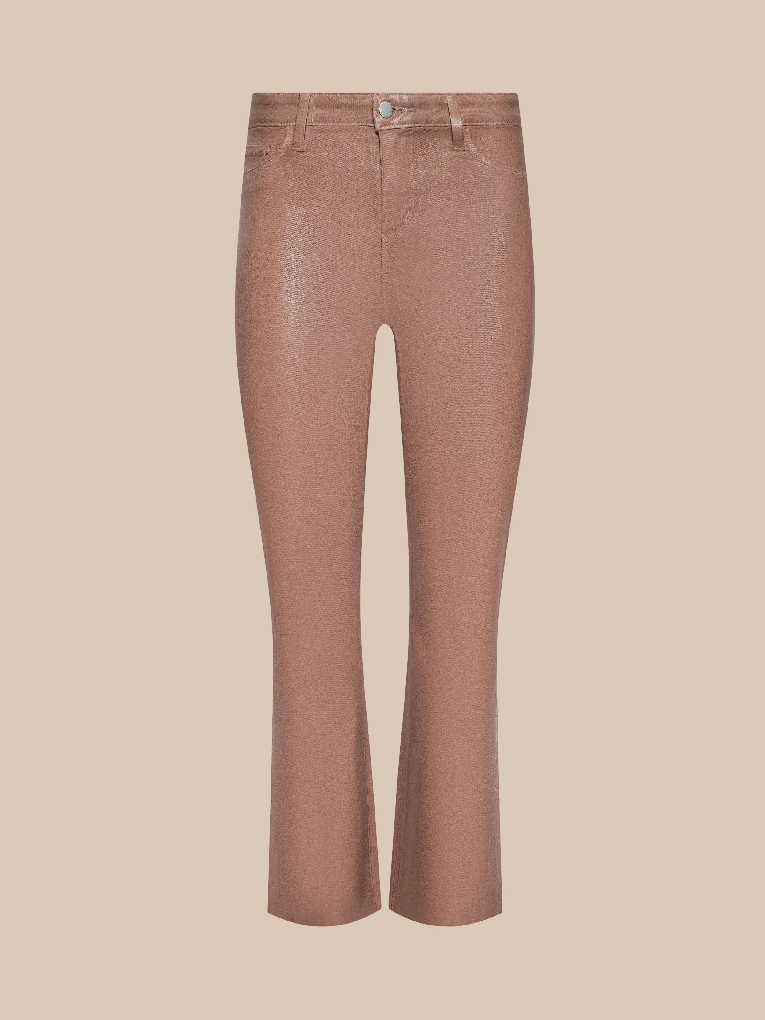 Kendra Coated Cropped Flare Jean sold by L'AGENCE product image thumbnail 5